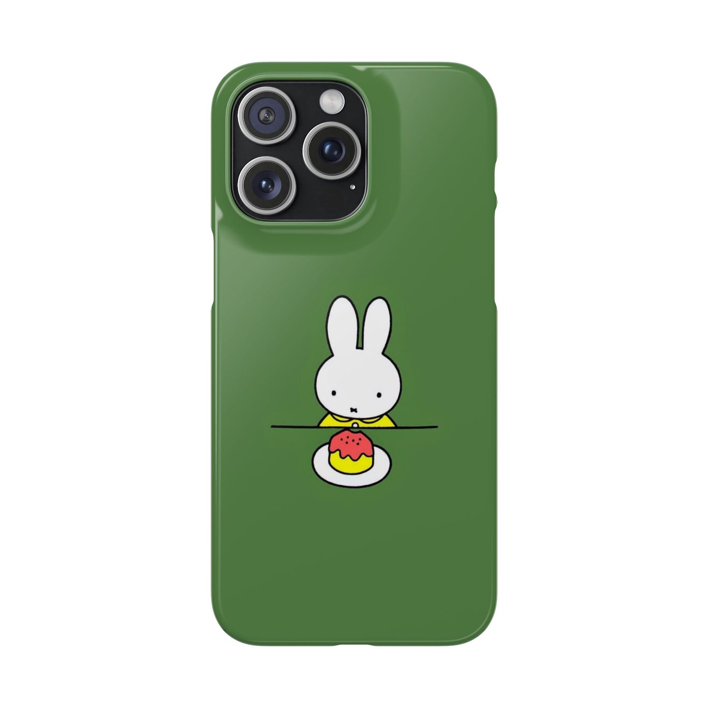 Miffy Phone Case, Snap Case, Green Miffy - iPhone, Samsung