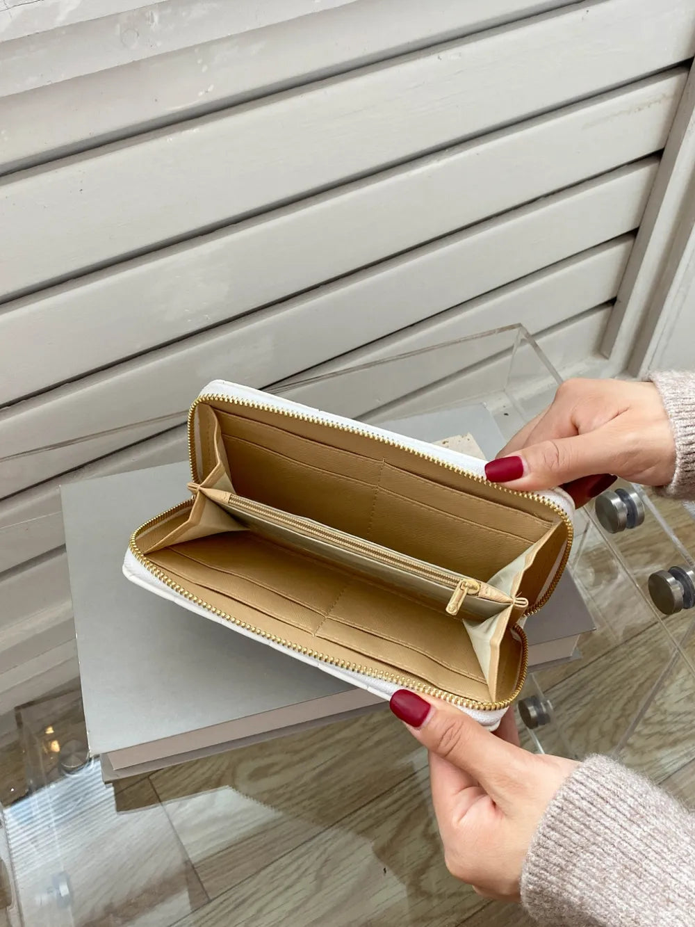 PU Leather Solid Color Wallet - Roe Creation