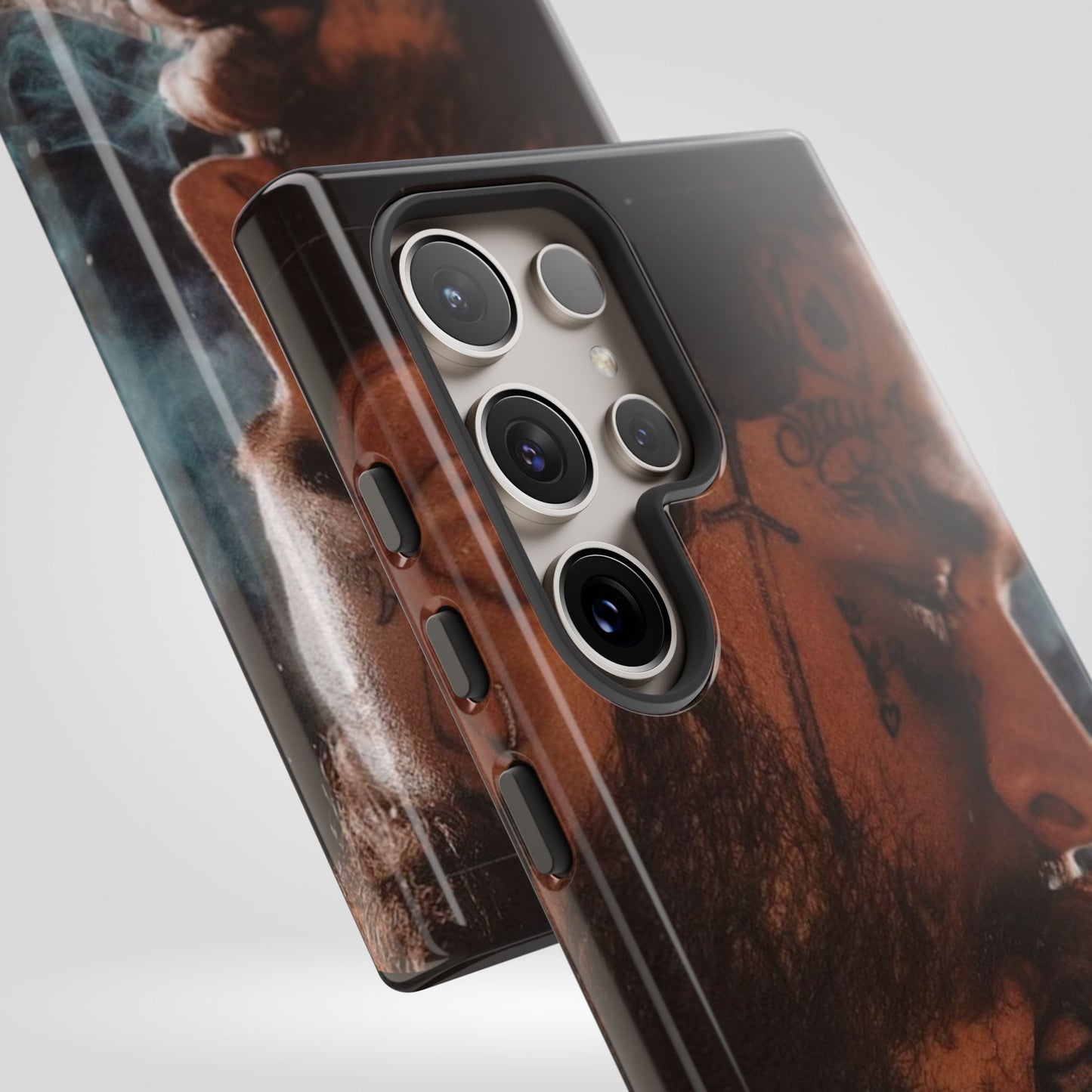 Post Malone Tough Cases for Fans - Artistic Phone Case with Smoky Vibe