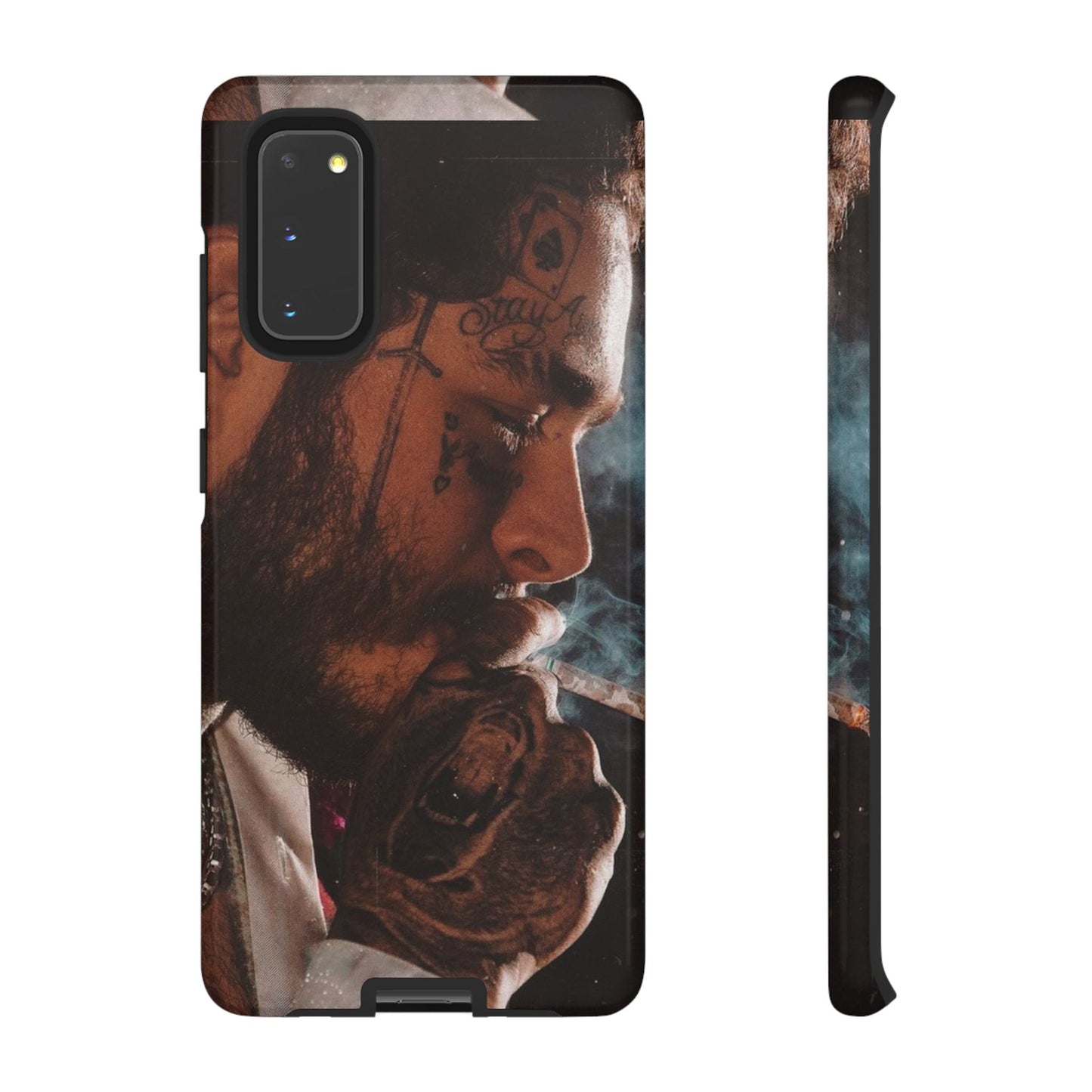 Post Malone Tough Cases for Fans - Artistic Phone Case with Smoky Vibe