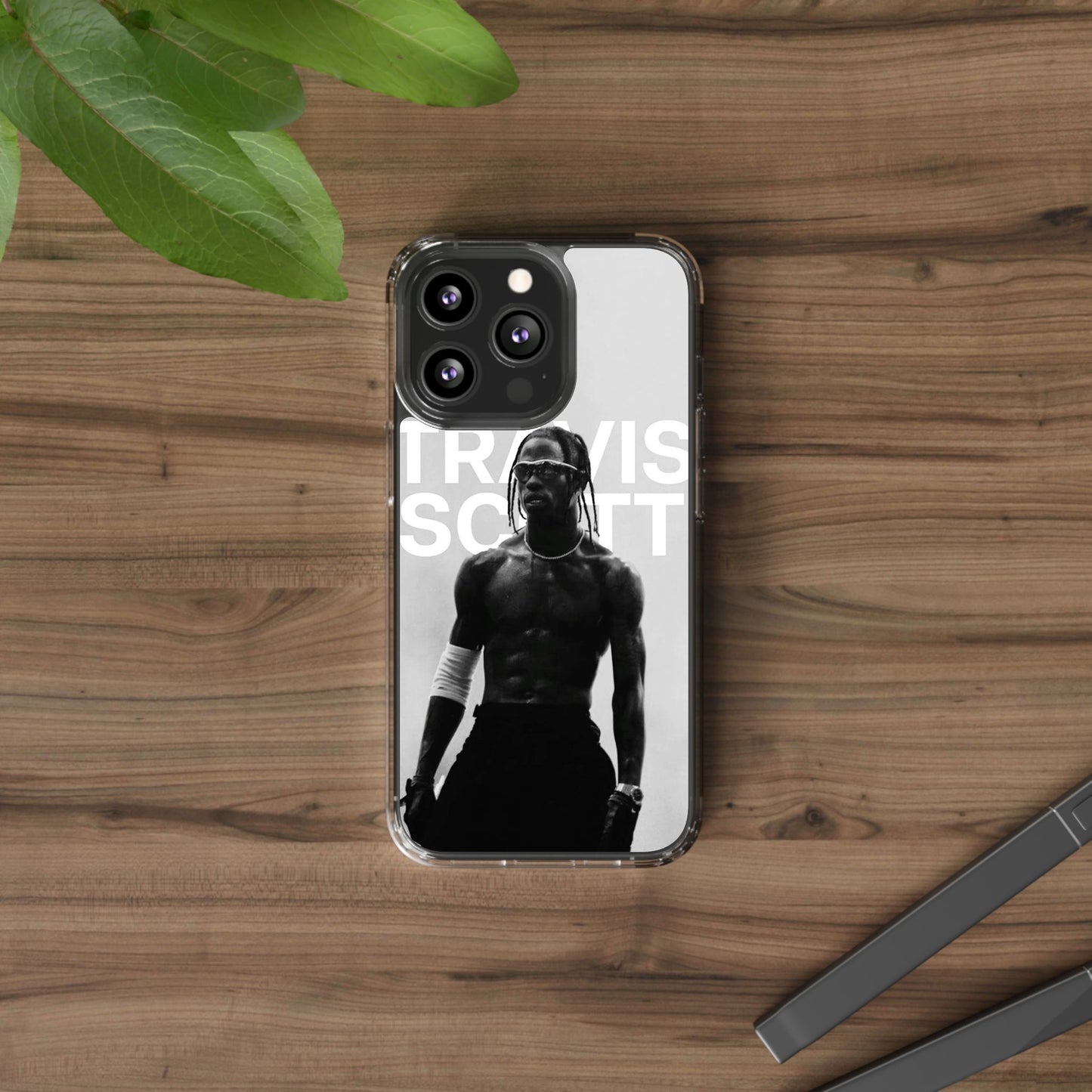 Travis Scott Clear Phone Case - Sleek Design for Music Lovers