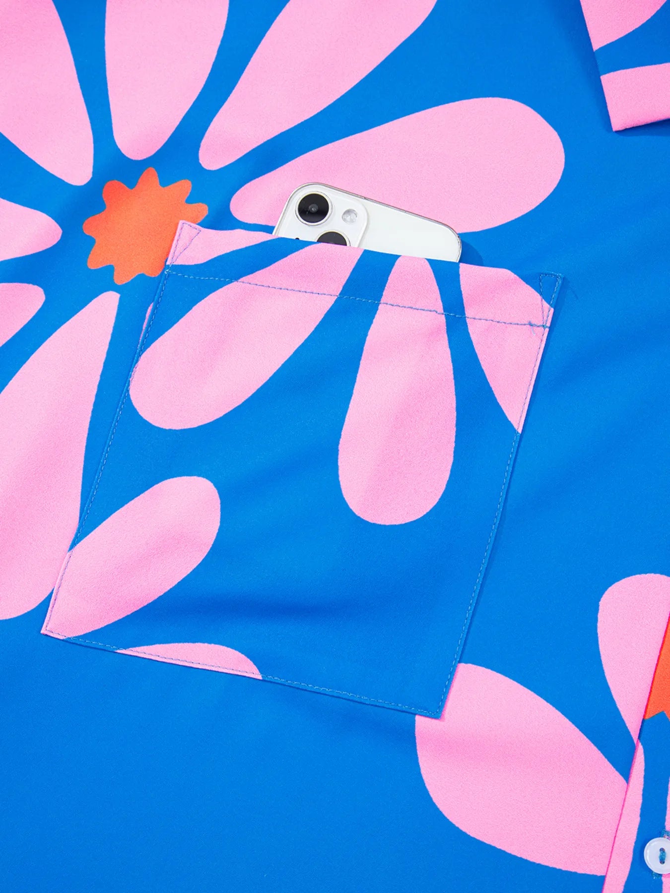 Summer Flower Print Shirt Collar Button Front Loose Romper - Roe Creation