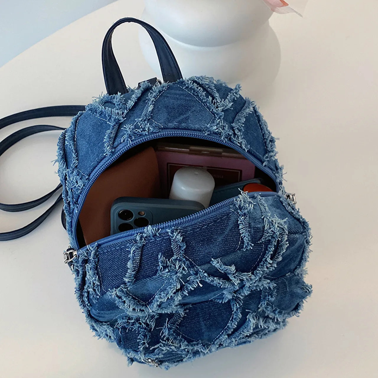 Fringe Edge Mini Backpack Bag - Roe Creation