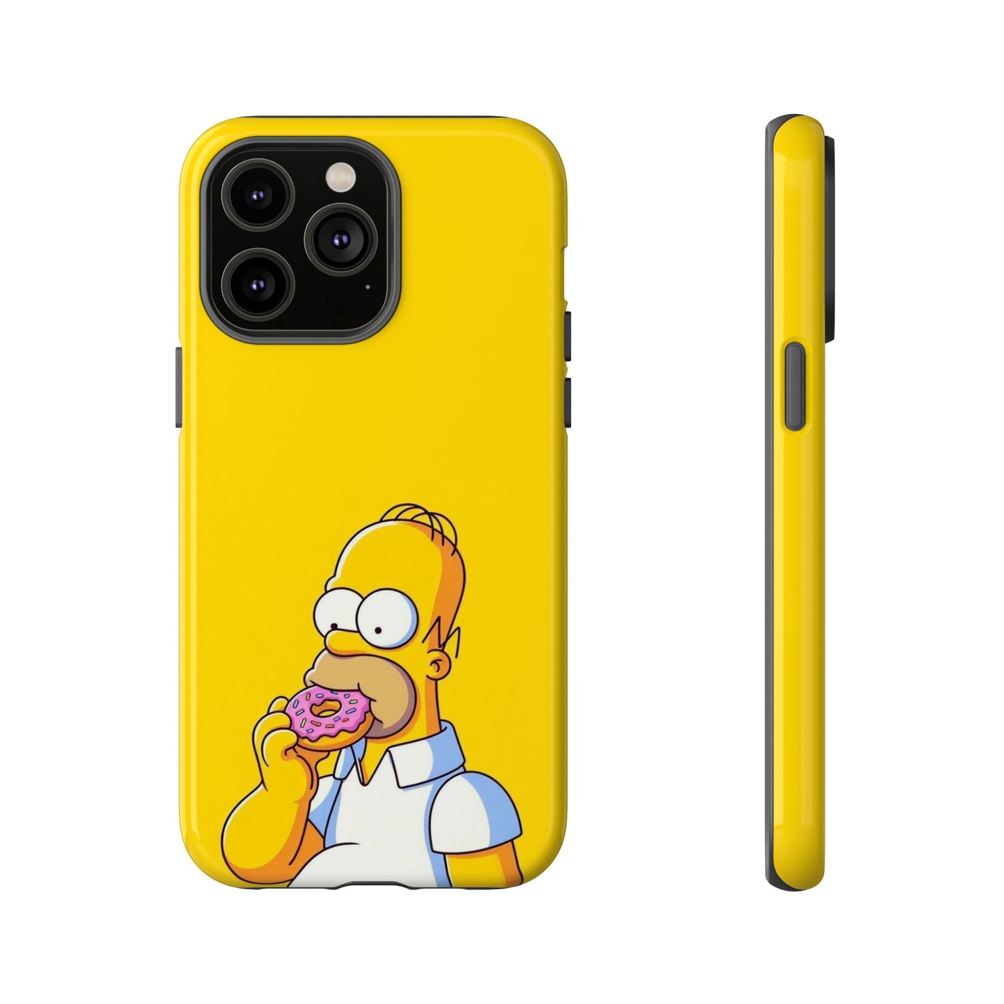 Homer Simpson Phone Case - iPhone, Samsung, Unique Protection for Fans, Cartoon Phone Cover, Gift for Simpsons Lovers, Durable Tough Case