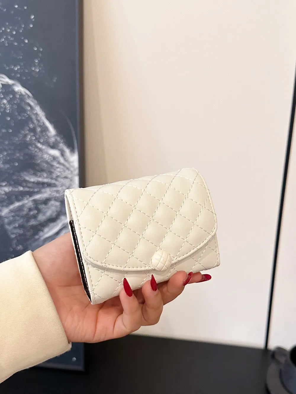 PU Leather Solid Color Wallet - Roe Creation