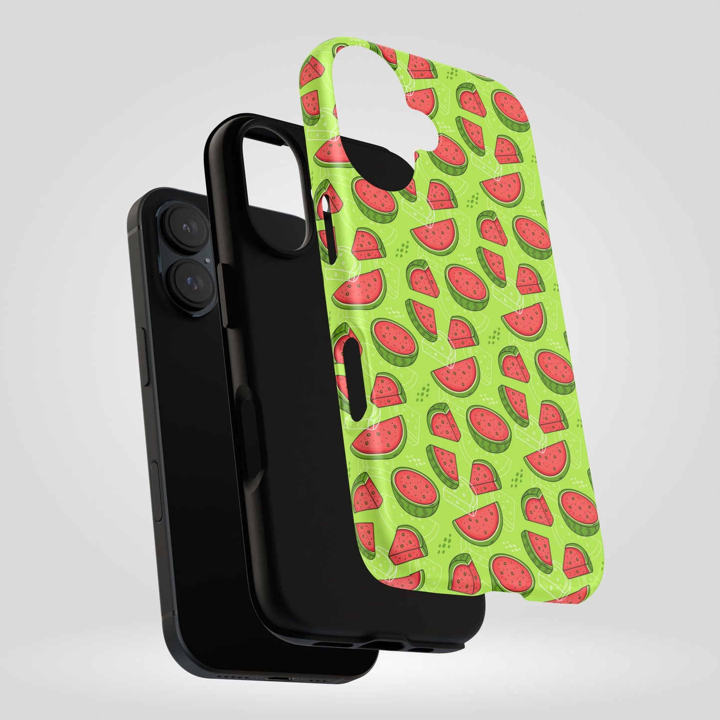 Watermelon Tough iPhone Case – Vibrant Fruit Phone Cover for Summer Vibes - Roe Creation