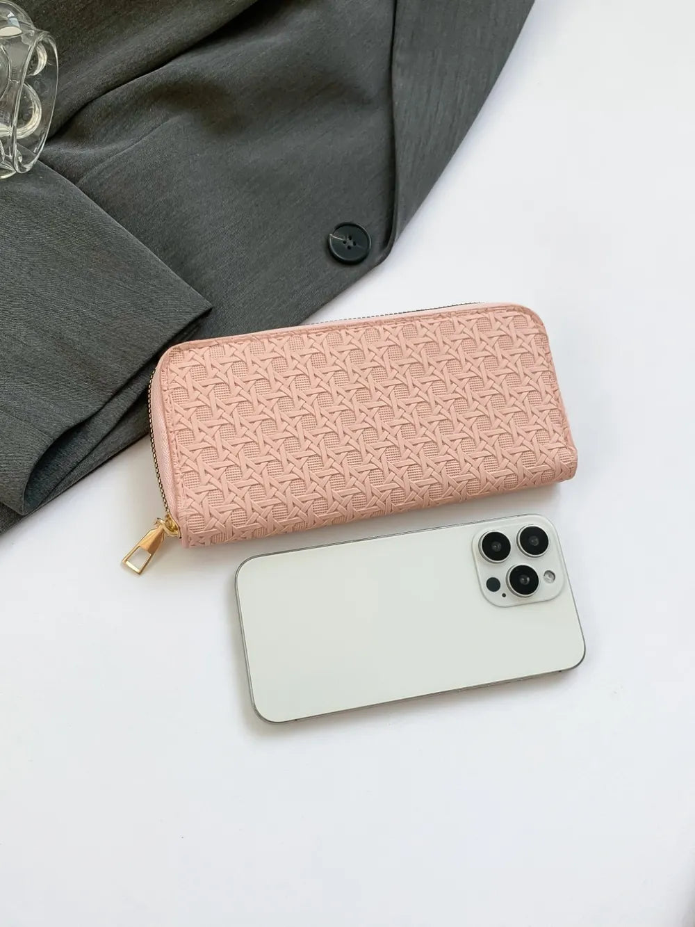 PU Leather Solid Color Wallet - Roe Creation