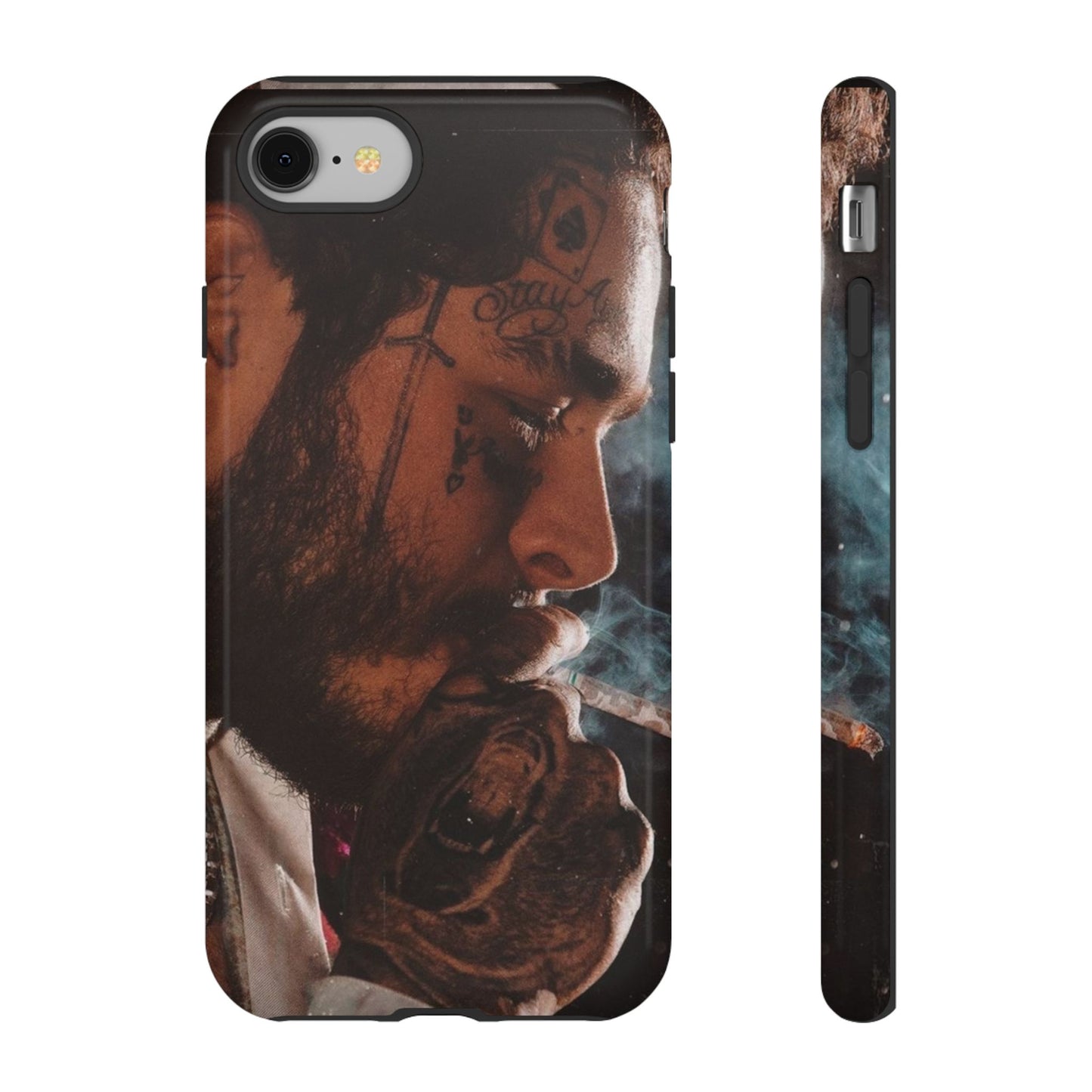 Post Malone Tough Cases for Fans - Artistic Phone Case with Smoky Vibe