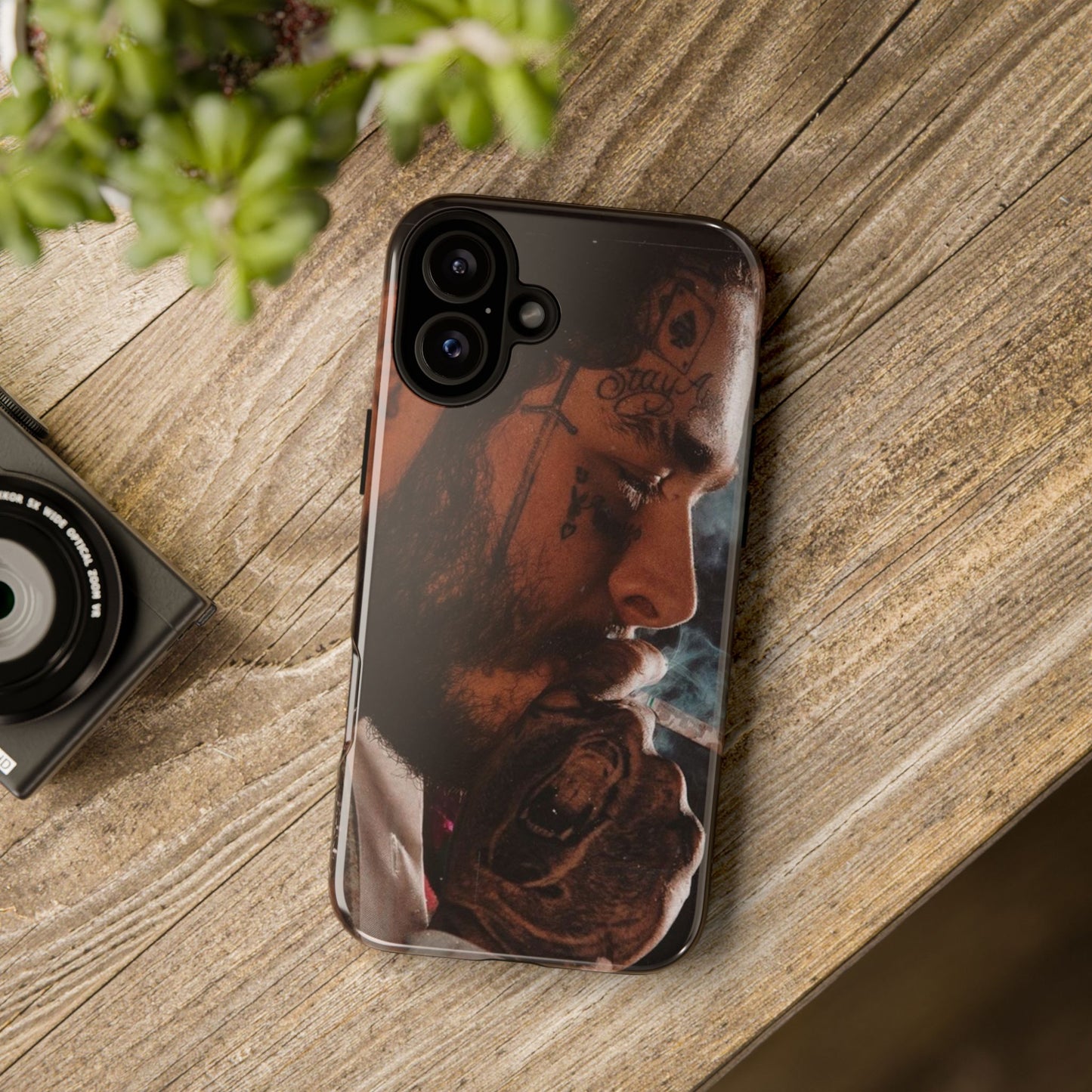 Post Malone Tough Cases for Fans - Artistic Phone Case with Smoky Vibe