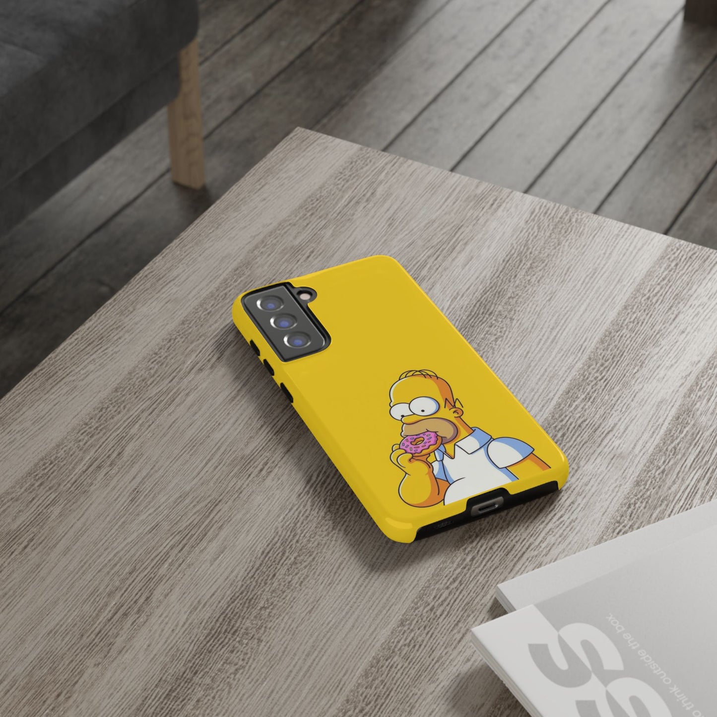Homer Simpson Phone Case - iPhone, Samsung, Unique Protection for Fans, Cartoon Phone Cover, Gift for Simpsons Lovers, Durable Tough Case
