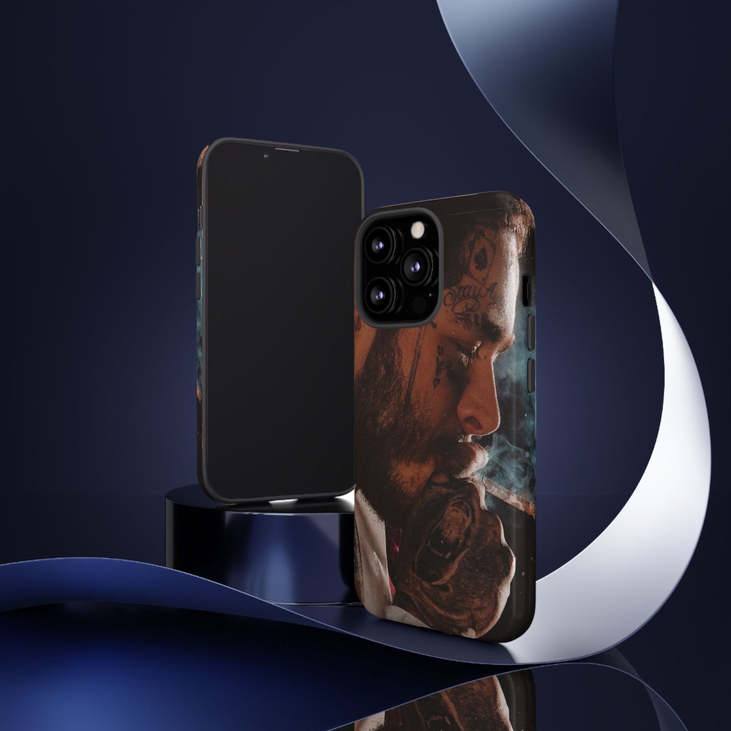 Post Malone Tough Cases for Fans - Artistic Phone Case with Smoky Vibe