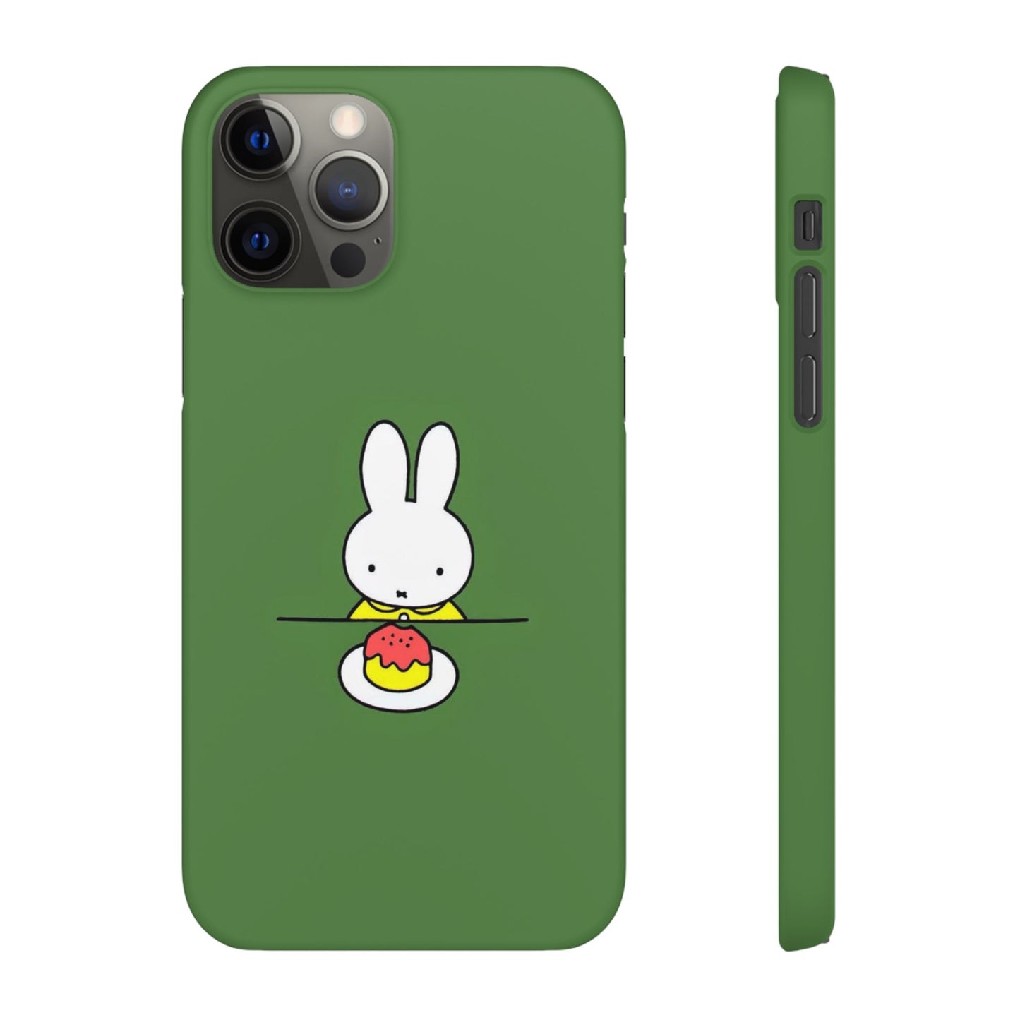 Miffy Phone Case, Snap Case, Green Miffy - iPhone, Samsung