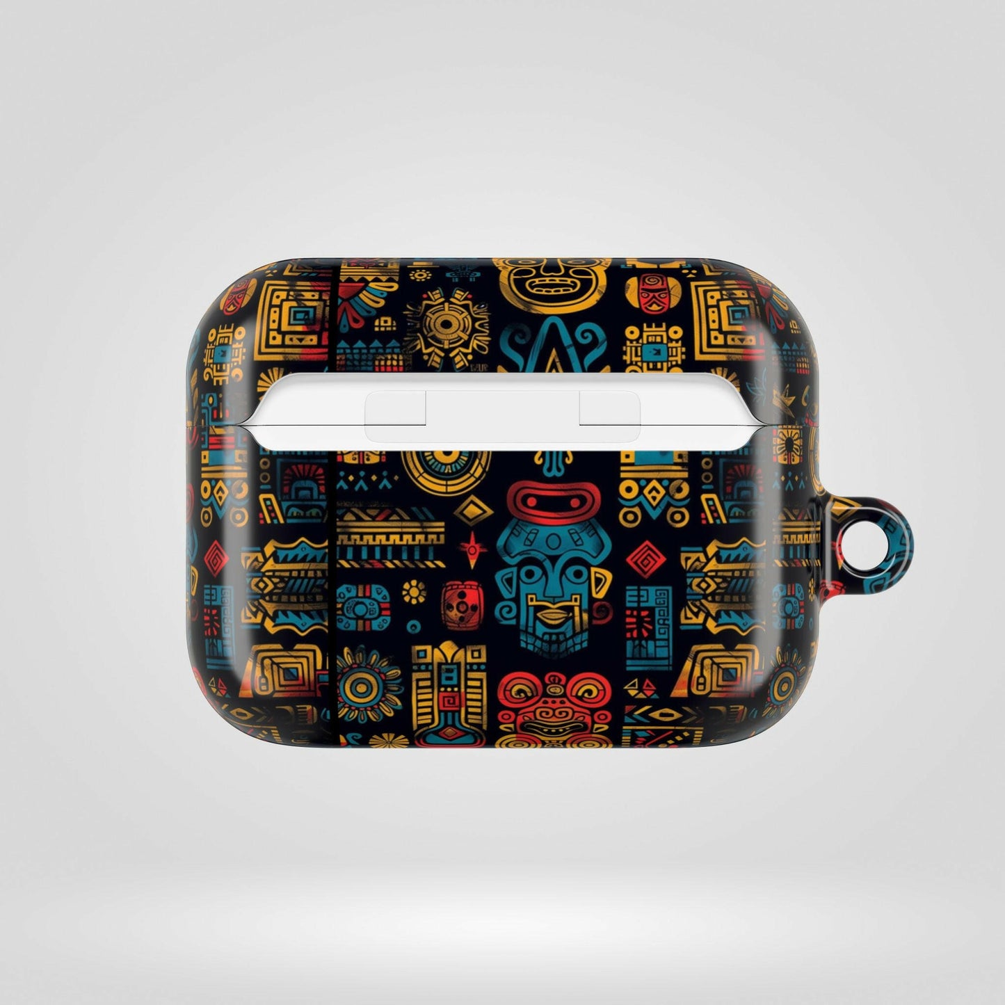 Tribal Pattern AirPods Case – Stylish Protection for Your Earbuds