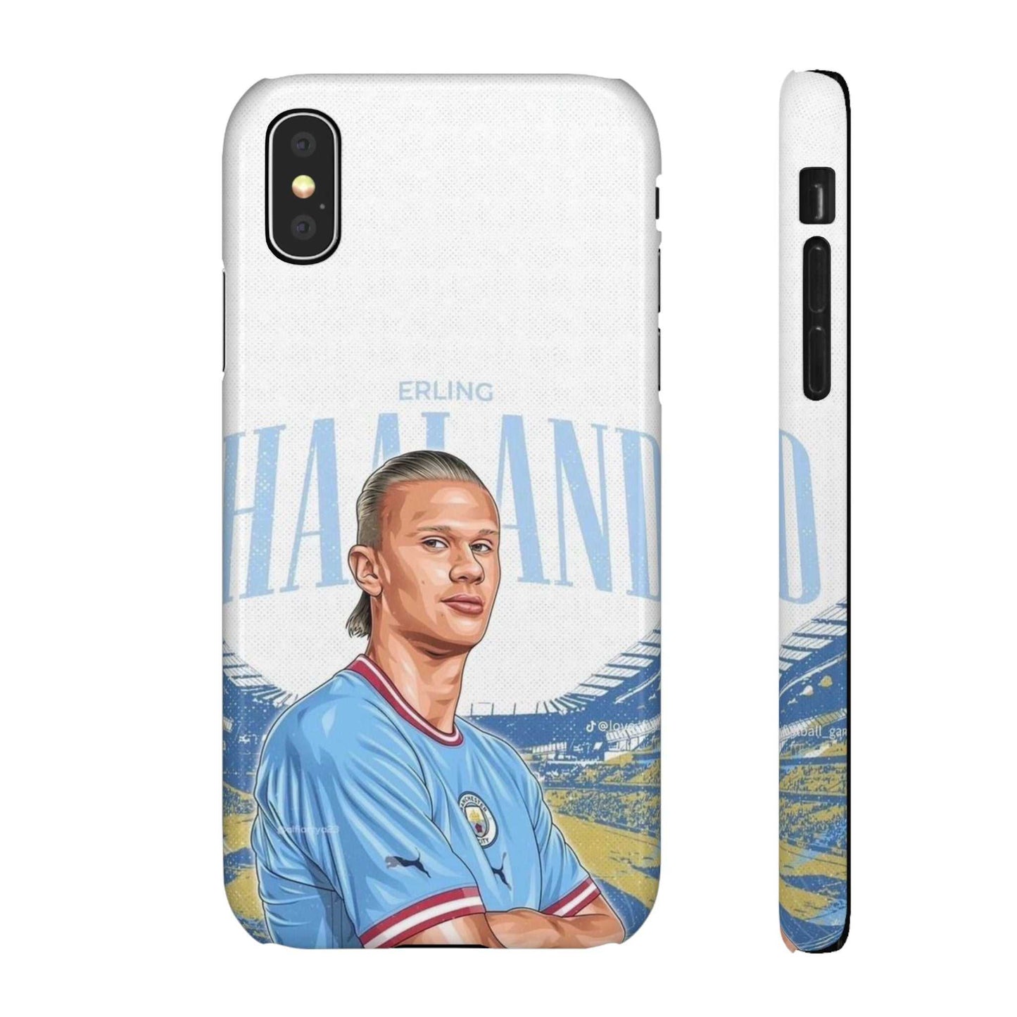Erling Haaland Snap Case | Personalized Phone Case for Manchester City Fans.