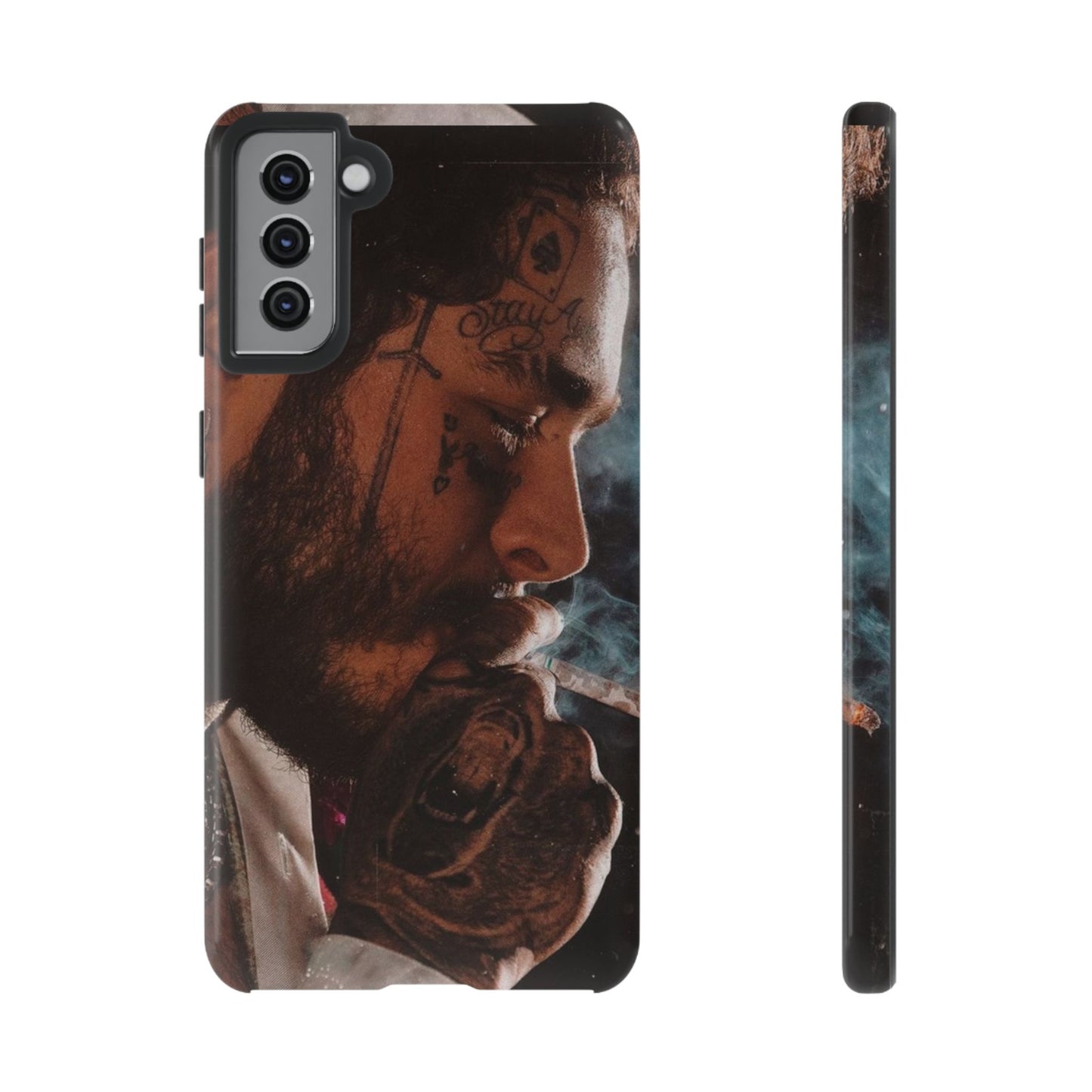 Post Malone Tough Cases for Fans - Artistic Phone Case with Smoky Vibe