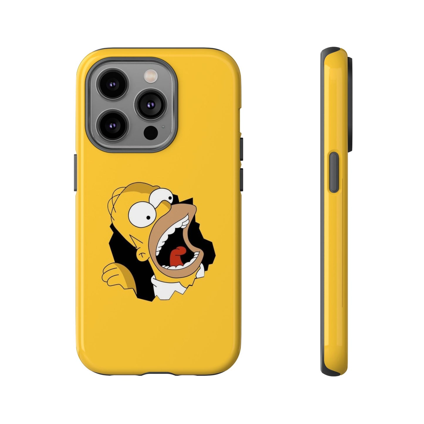 Homer Simpson Phone Case - Tough & Stylish Yellow Case for Fans