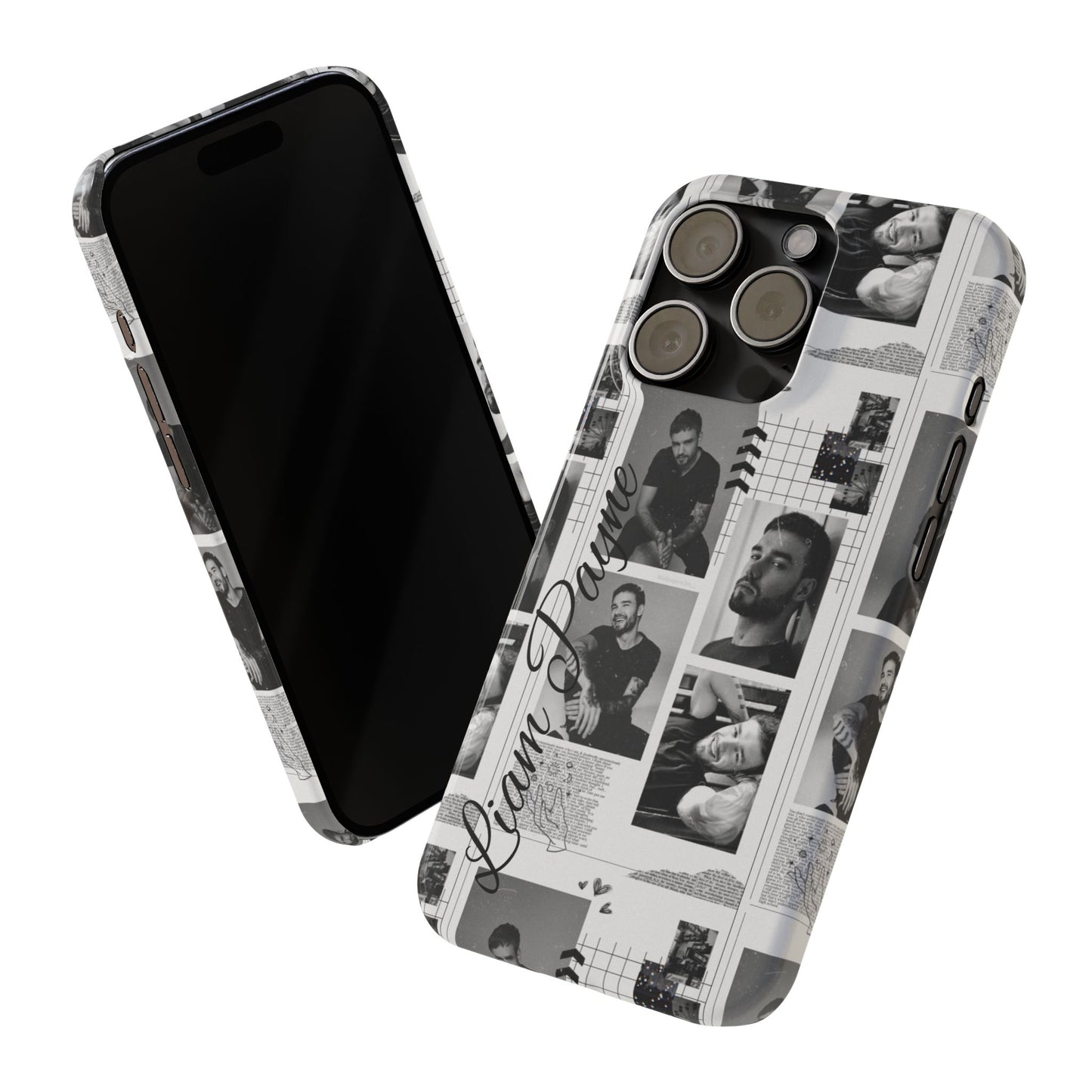 Liam Payne Slim Phone Case - Personalised Collage Design