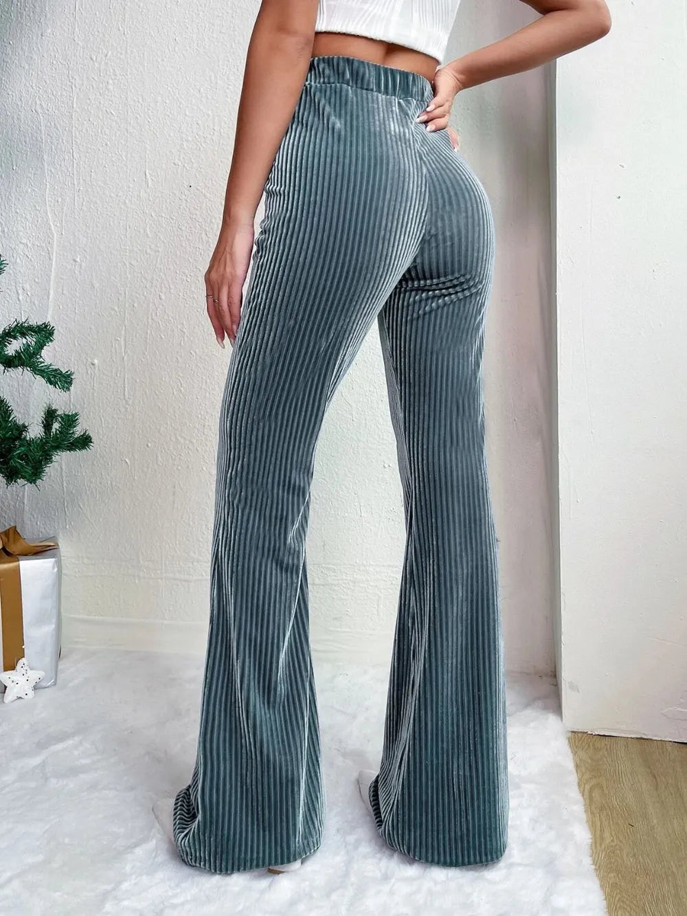 High Waist Flare Pants - Roe Creation