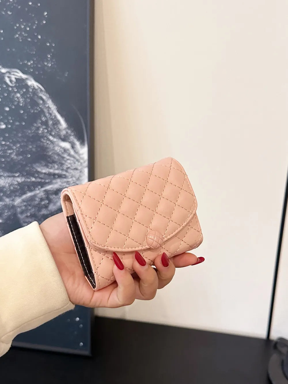 PU Leather Solid Color Wallet - Roe Creation