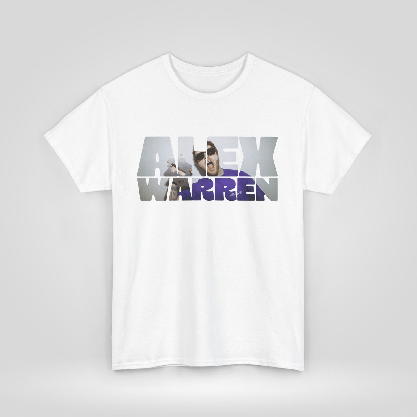 Alex Warren Unisex Heavy Cotton Tee - Casual Graphic Tee for Fans