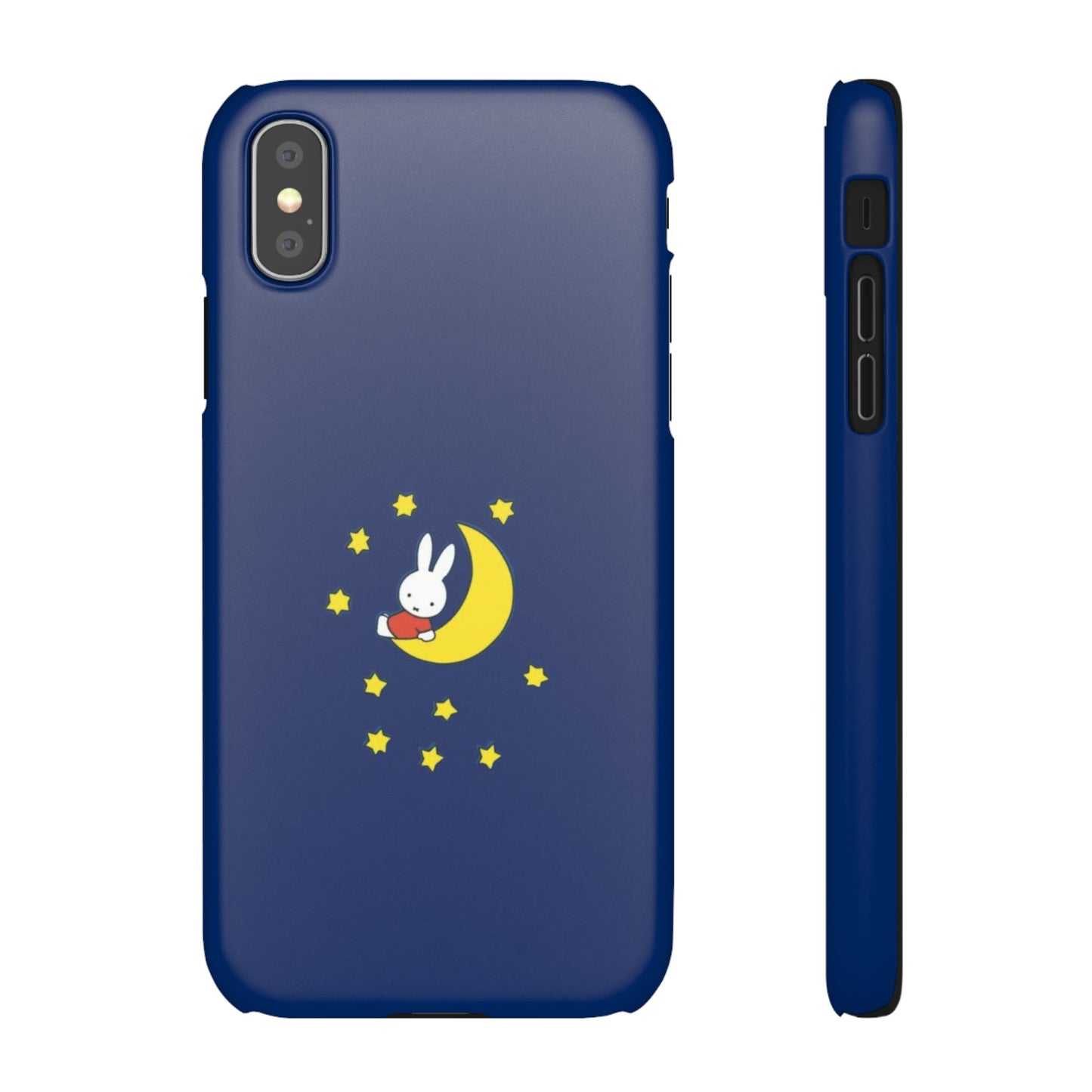 Miffy Phone Case, Moon Snap Case for Phone - Nighttime Design, iPhone, Samsung.