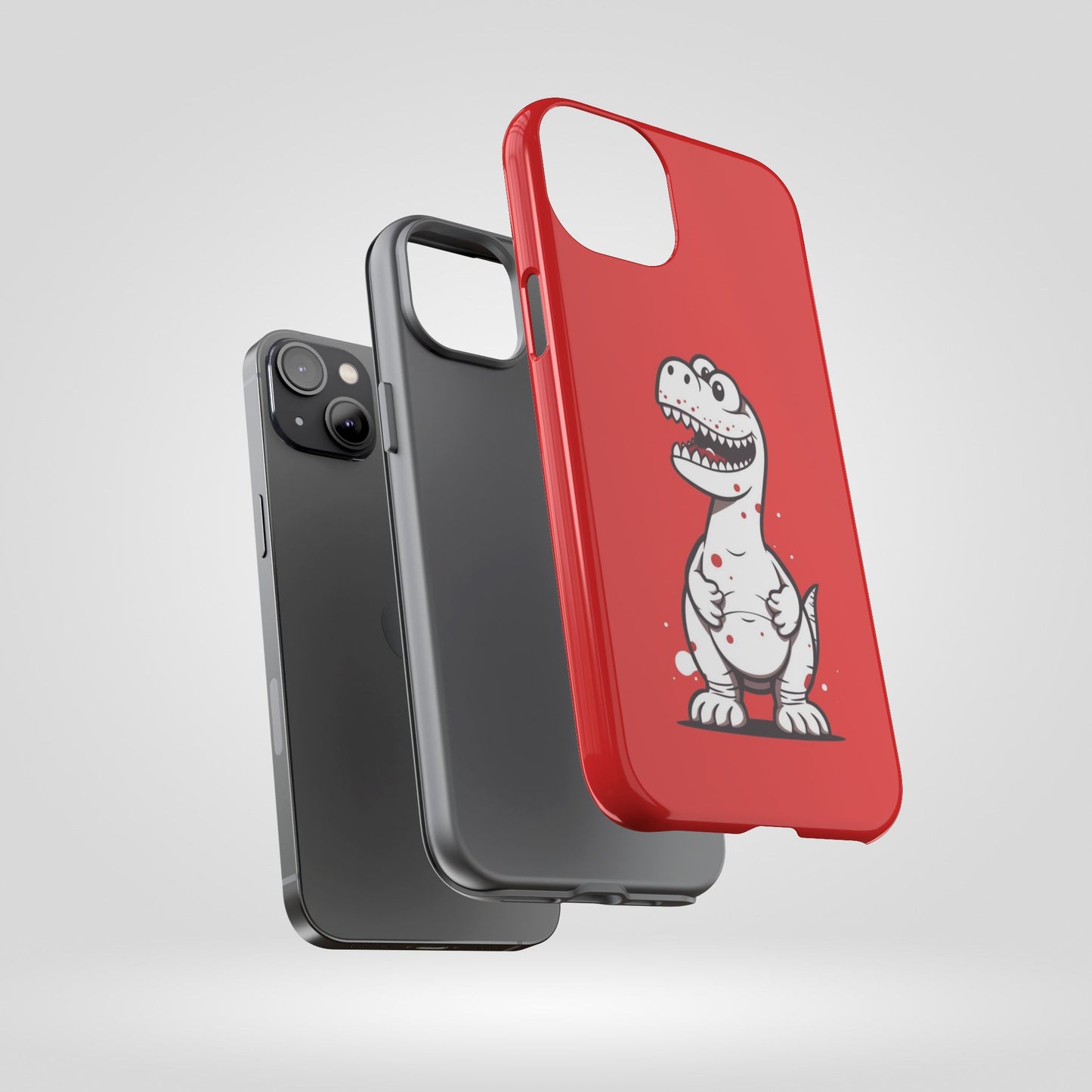 Funny Dinosaur Phone Case - Tough Cases for Kids & Dino Lovers