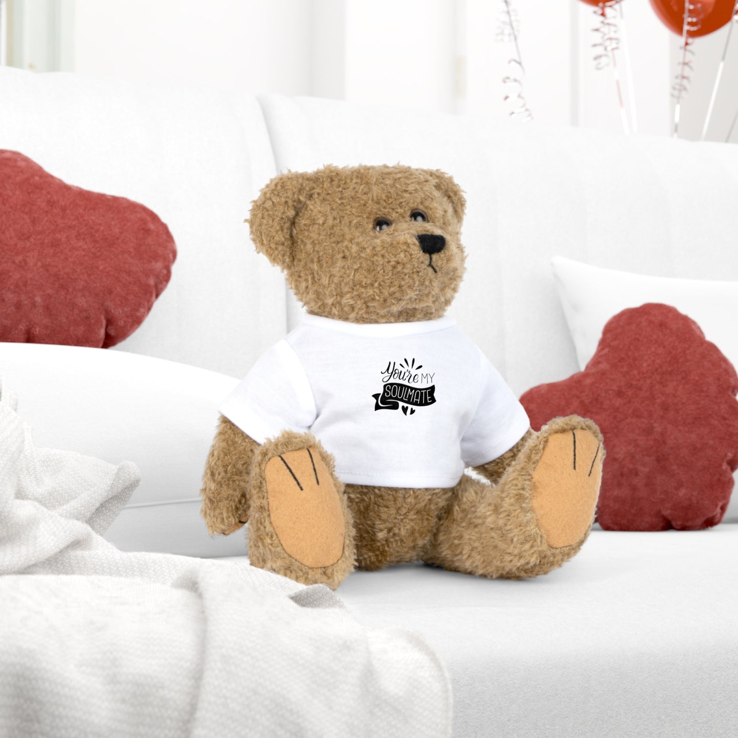 You Are My Soulmate Plush Toy with Cute T-Shirt | Perfect Gift for Romantic Occasions