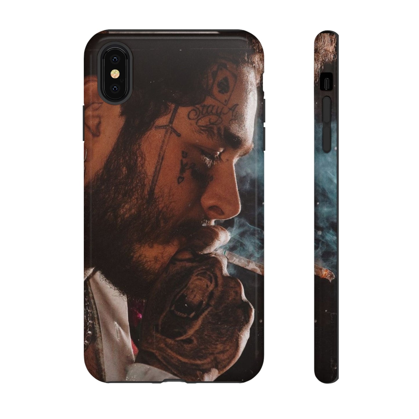 Post Malone Tough Cases for Fans - Artistic Phone Case with Smoky Vibe
