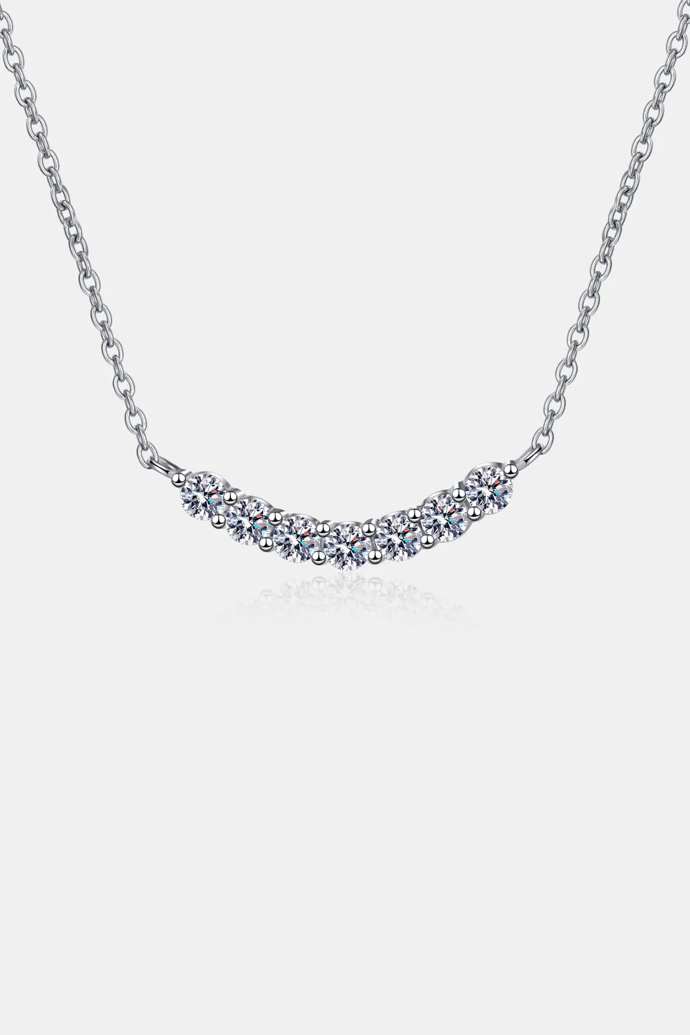 1.4 Carat Moissanite 925 Sterling Silver Necklace - Roe Creation