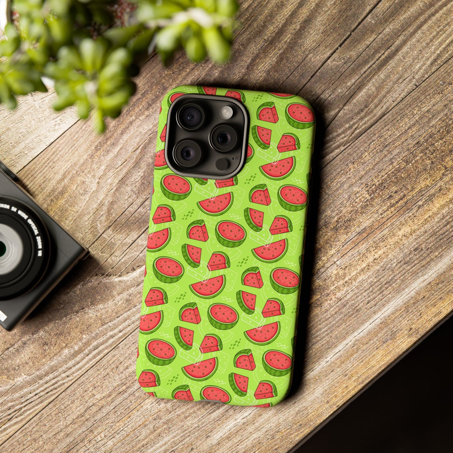 Watermelon Tough iPhone Case – Vibrant Fruit Phone Cover for Summer Vibes - Roe Creation