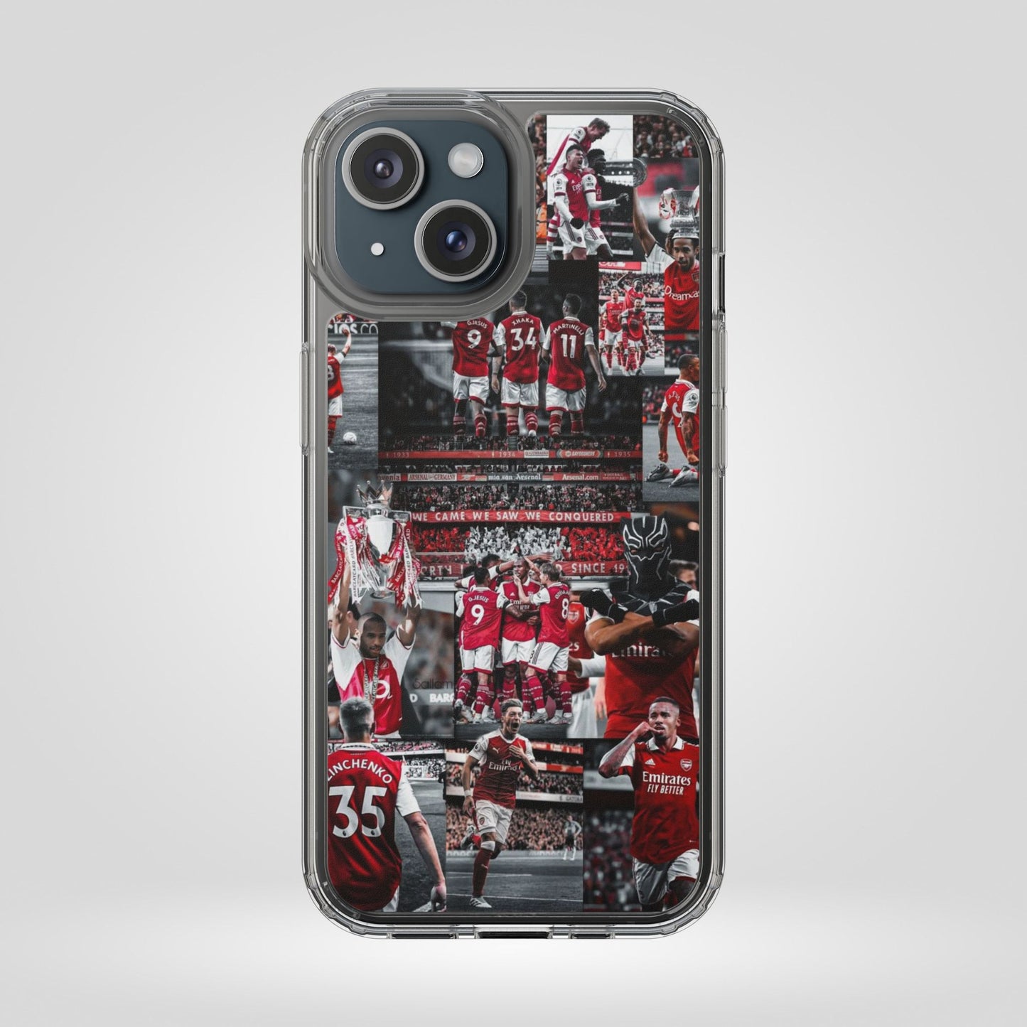 Arsenal Clear Phone Case - Stylish Fan Accessories for Game Day