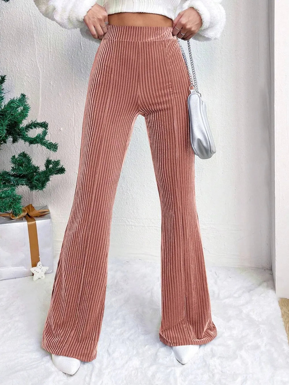 High Waist Flare Pants - Roe Creation