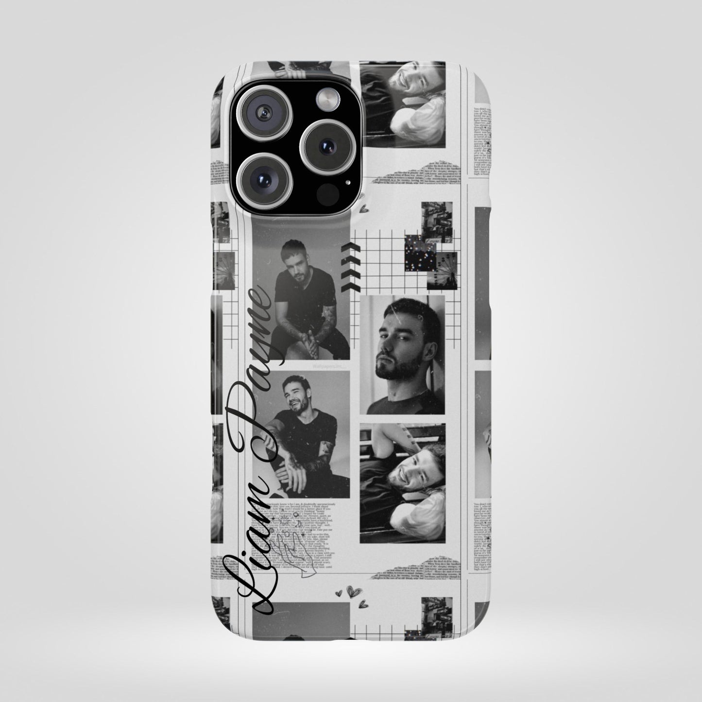 Liam Payne Slim Phone Case - Personalised Collage Design