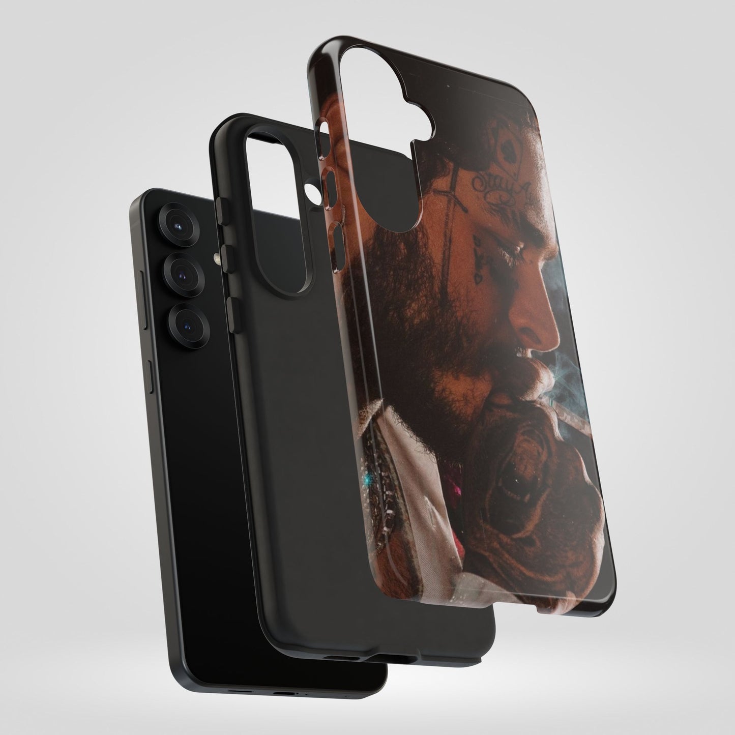 Post Malone Tough Cases for Fans - Artistic Phone Case with Smoky Vibe