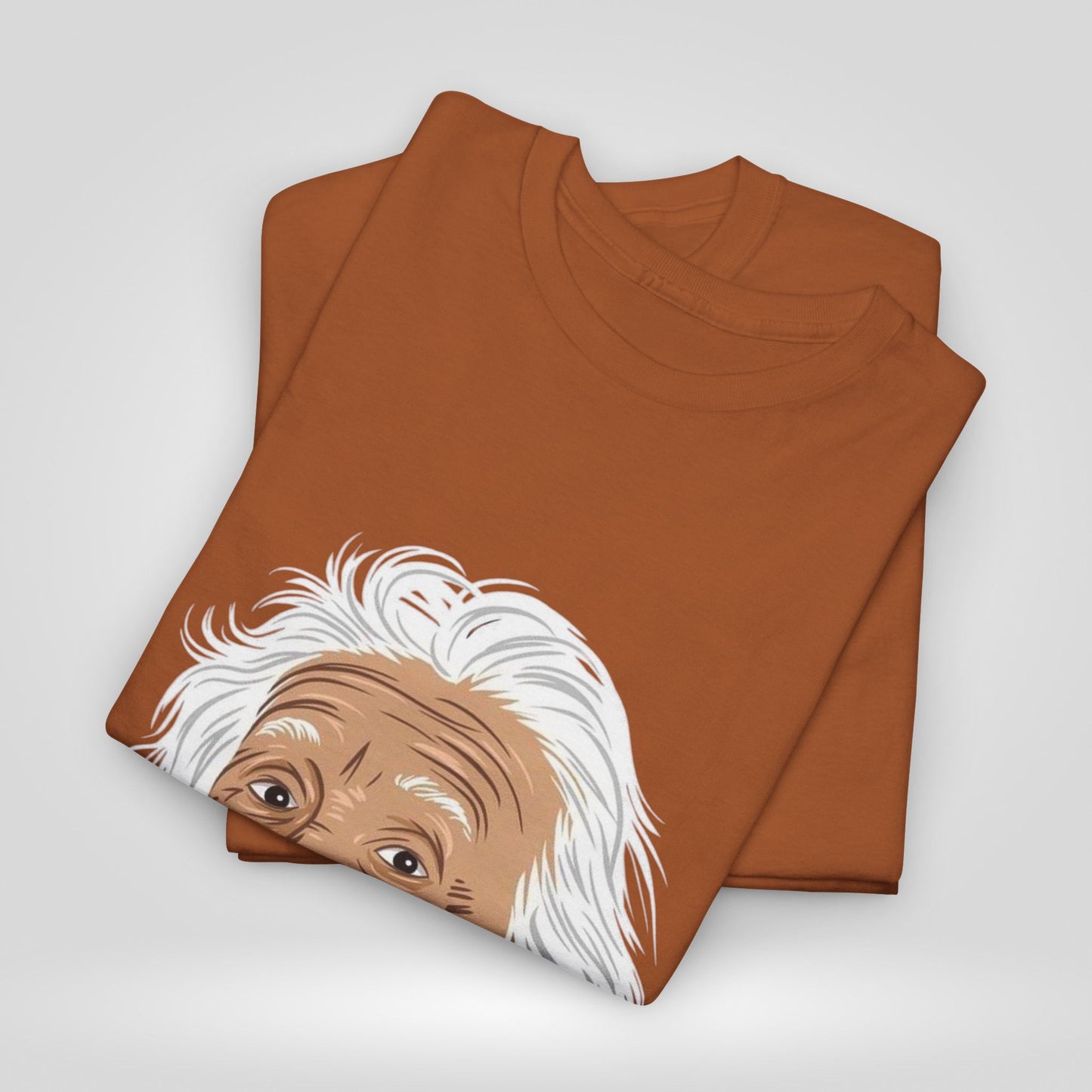 Funny Einstein Unisex Heavy Cotton Tee - Perfect for Science Lovers and Gift Giving