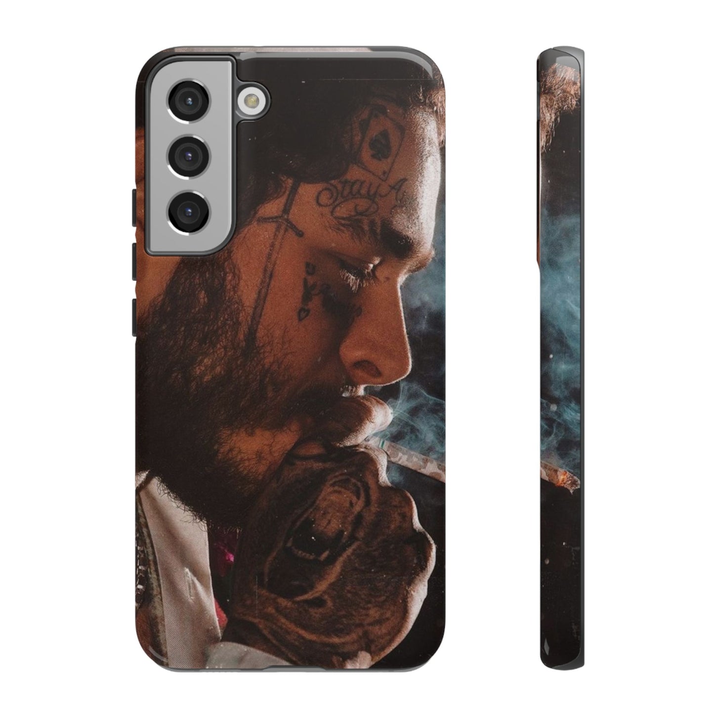Post Malone Tough Cases for Fans - Artistic Phone Case with Smoky Vibe