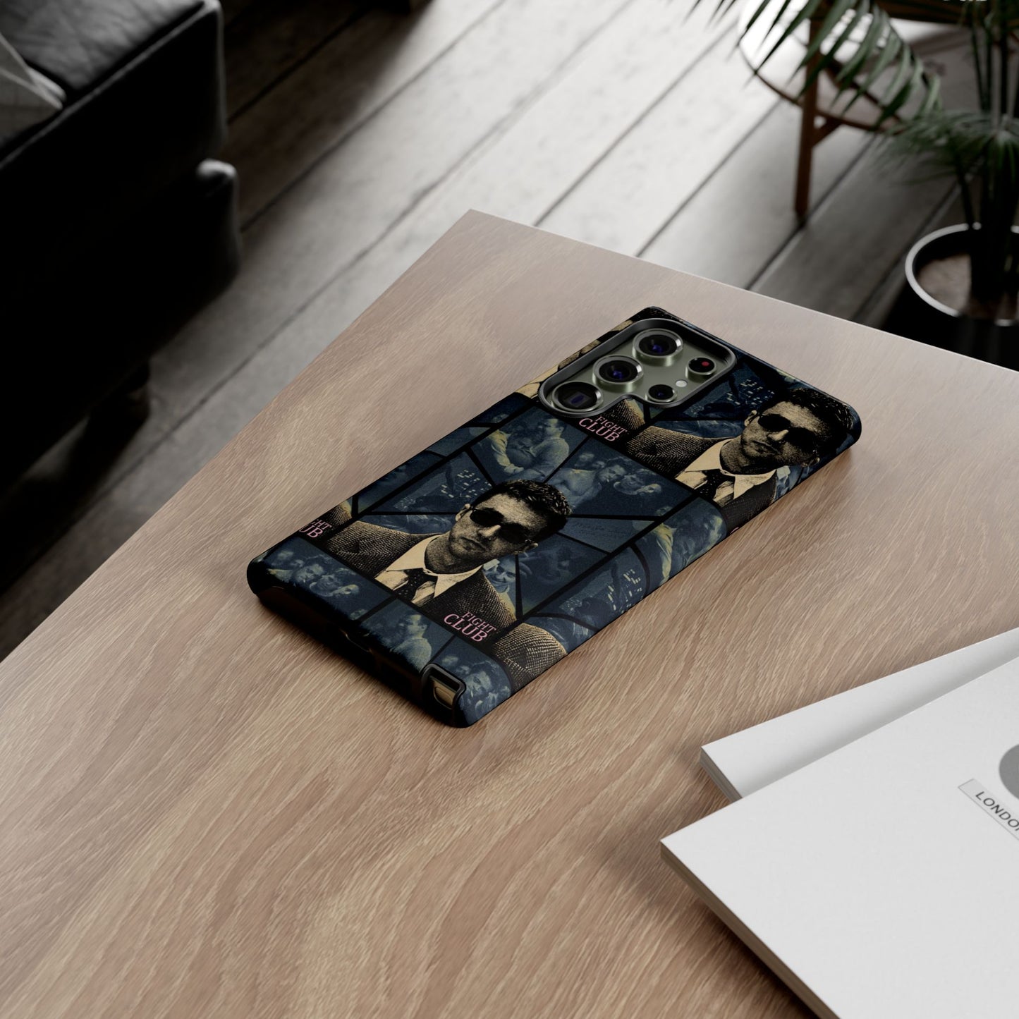 Fight Club Edward Norton Tough Phone Case - Edgy Design for Movie Fans