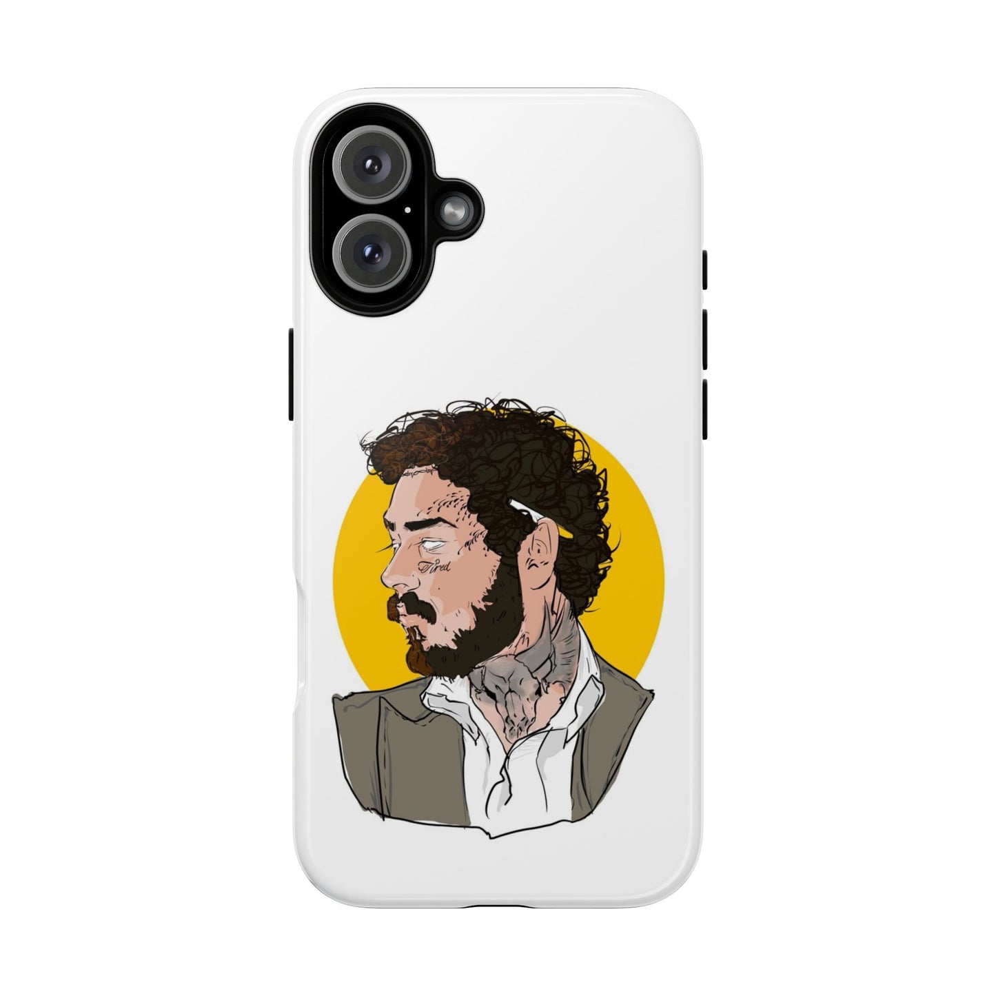 Post Malone iPhone Case - Tough Cases with Unique Illustration Design