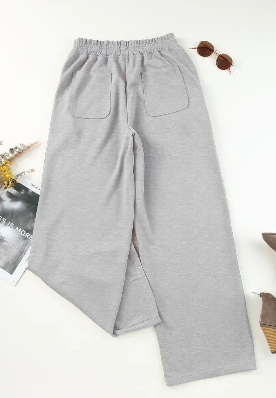 Elastic Waist Sweatpants with Pockets - Roe Creation