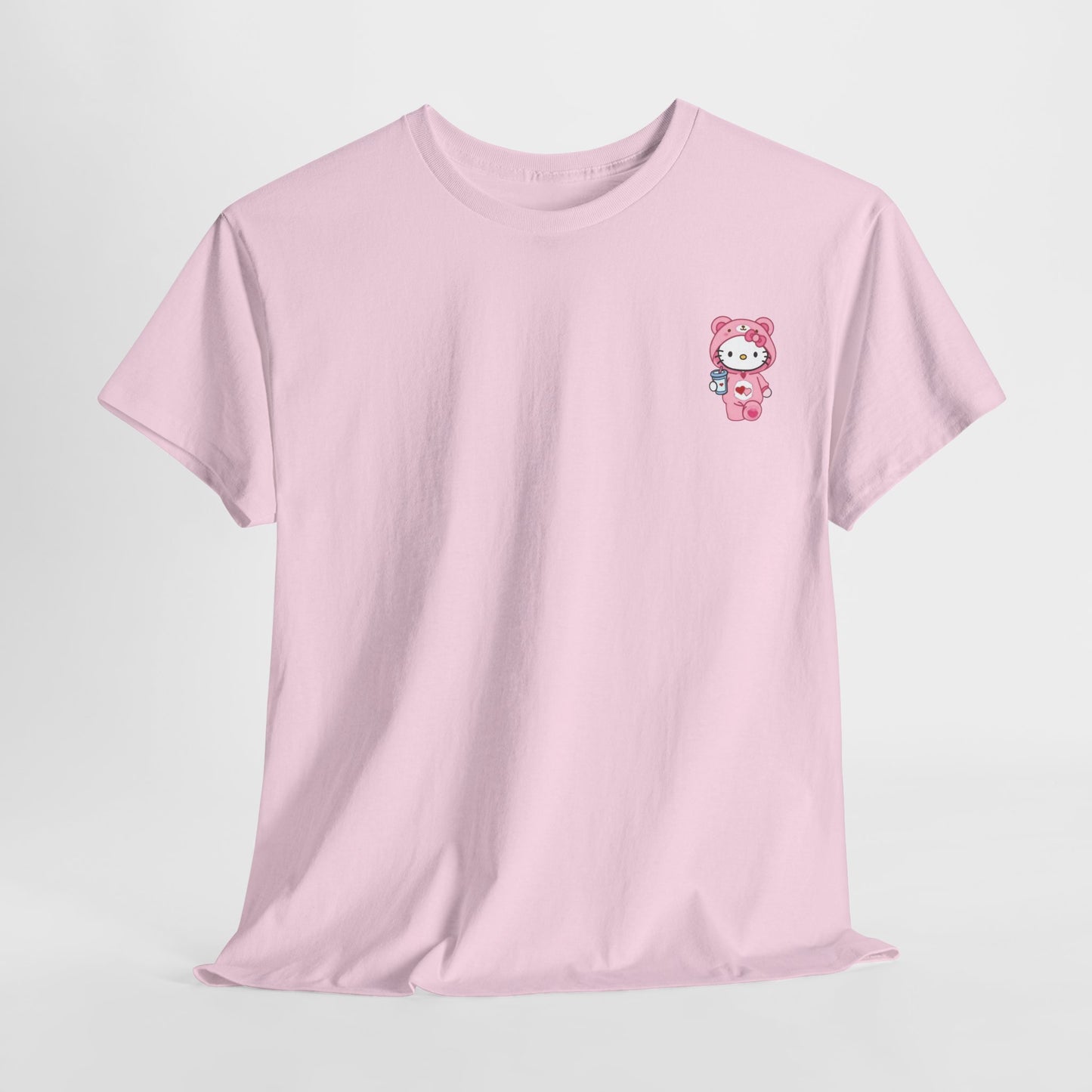 Cute Hello Kitty Unisex Heavy Cotton Tee - Perfect for Kids and Fans of Pop Culture - Roe Creation