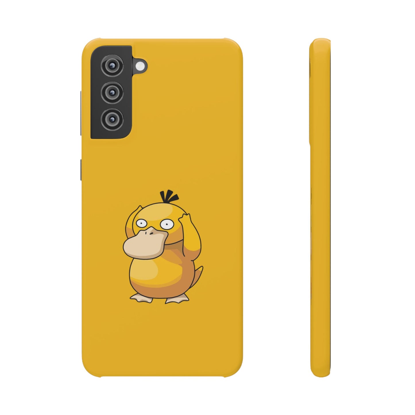 Psyduck Pokemon Snap Phone Cases, Yellow, Cartoon - iPhone, Samsung