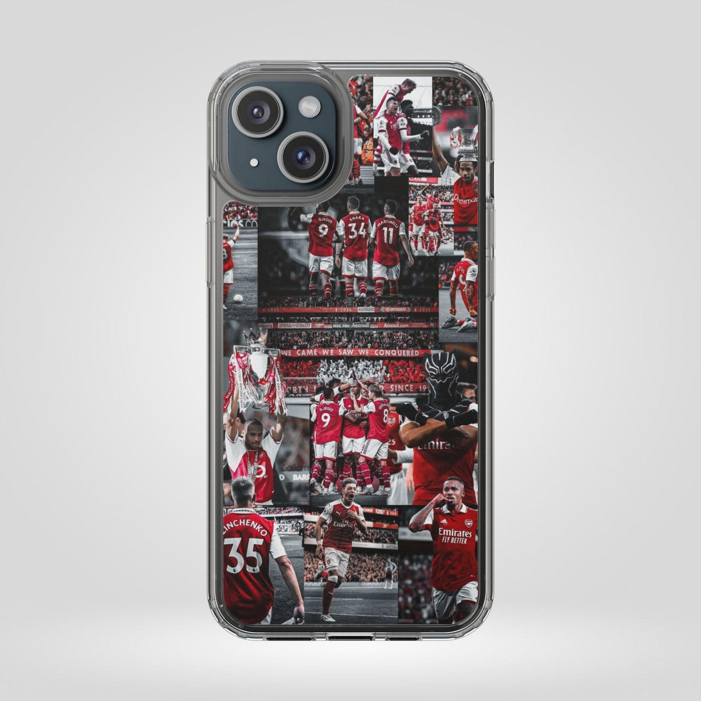 Arsenal Clear Phone Case - Stylish Fan Accessories for Game Day