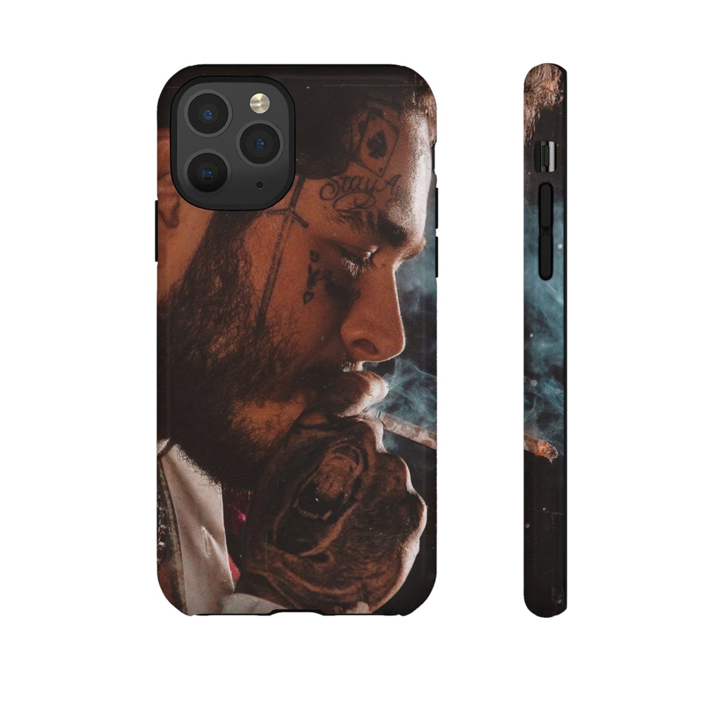 Post Malone Tough Cases for Fans - Artistic Phone Case with Smoky Vibe