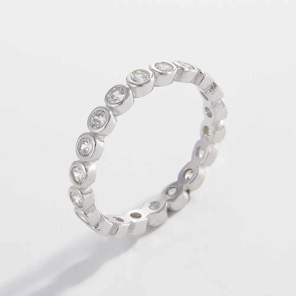 925 Sterling Silver Zircon Ring - Roe Creation