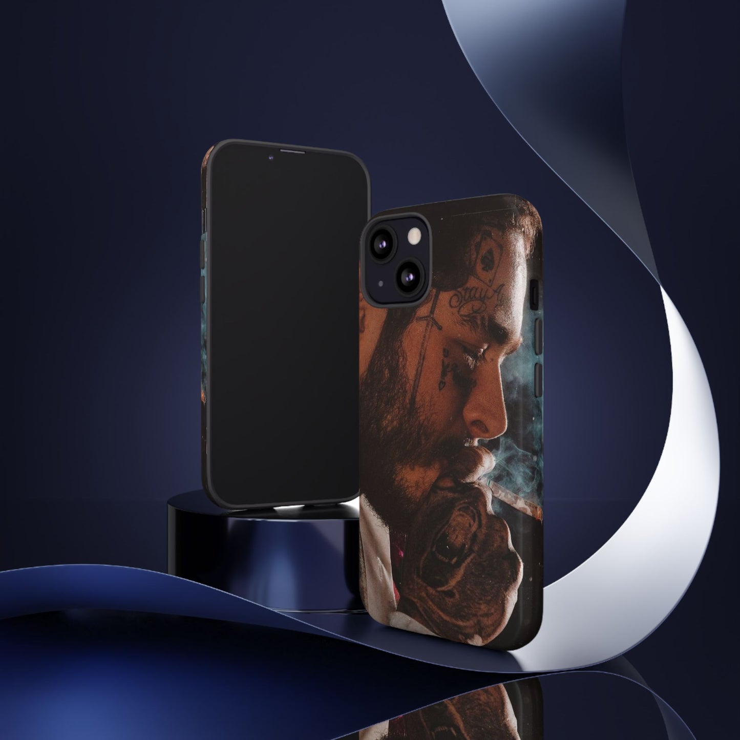 Post Malone Tough Cases for Fans - Artistic Phone Case with Smoky Vibe