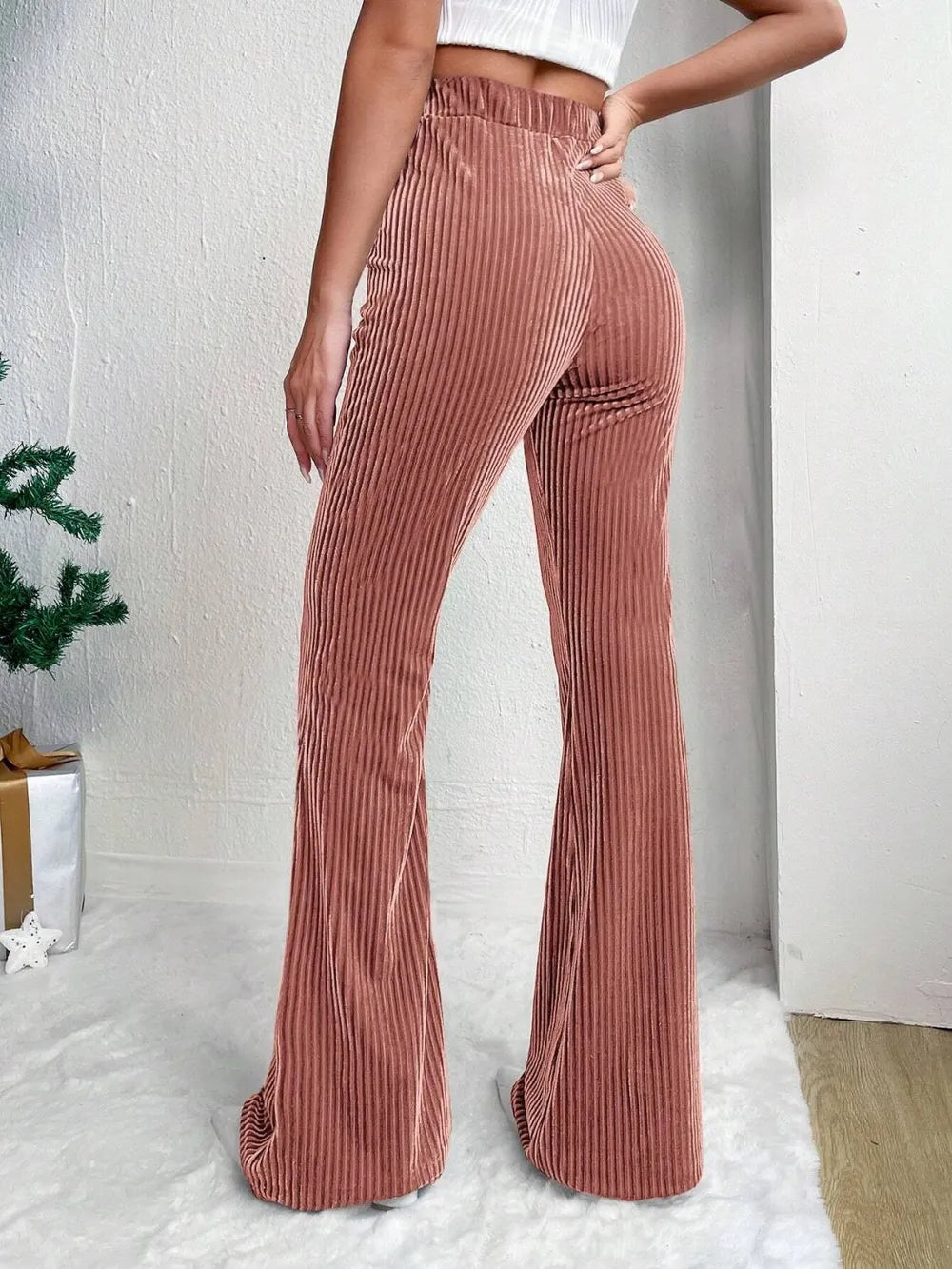 High Waist Flare Pants - Roe Creation