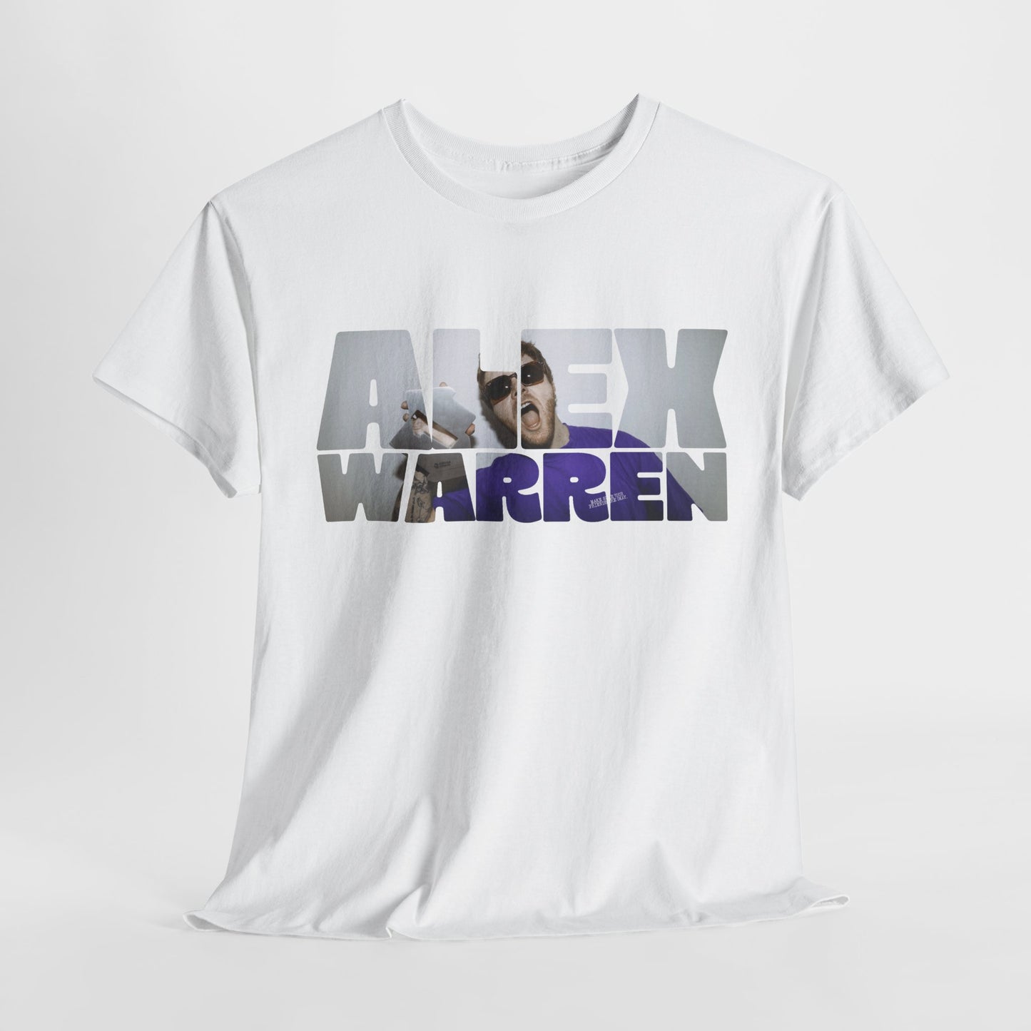 Alex Warren Unisex Heavy Cotton Tee - Casual Graphic Tee for Fans