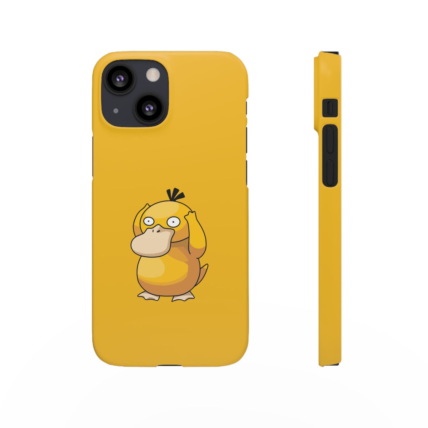 Psyduck Pokemon Snap Phone Cases, Yellow, Cartoon - iPhone, Samsung
