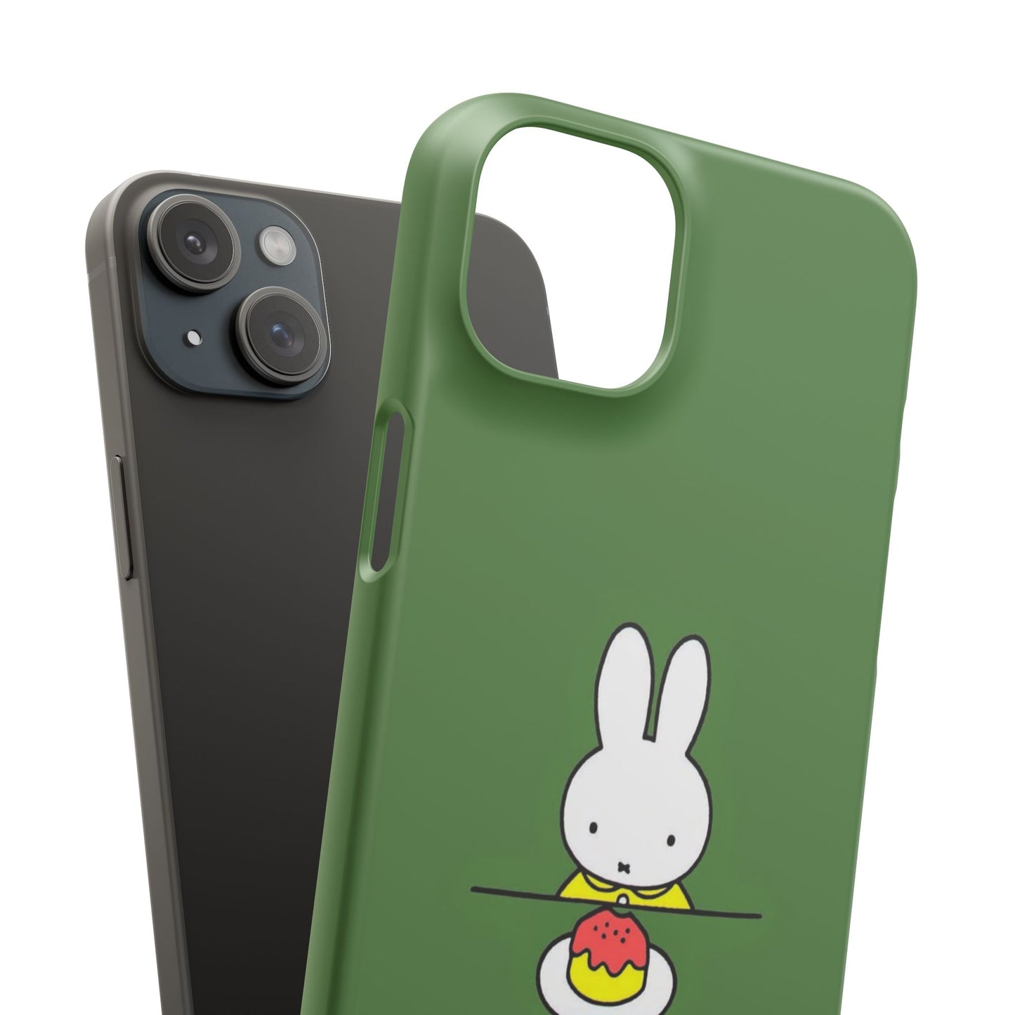 Miffy Phone Case, Snap Case, Green Miffy - iPhone, Samsung