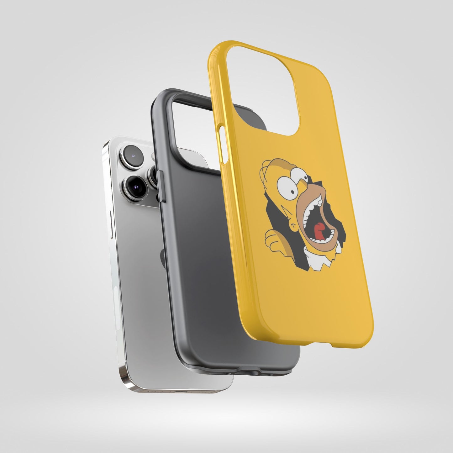 Homer Simpson Phone Case - Tough & Stylish Yellow Case for Fans